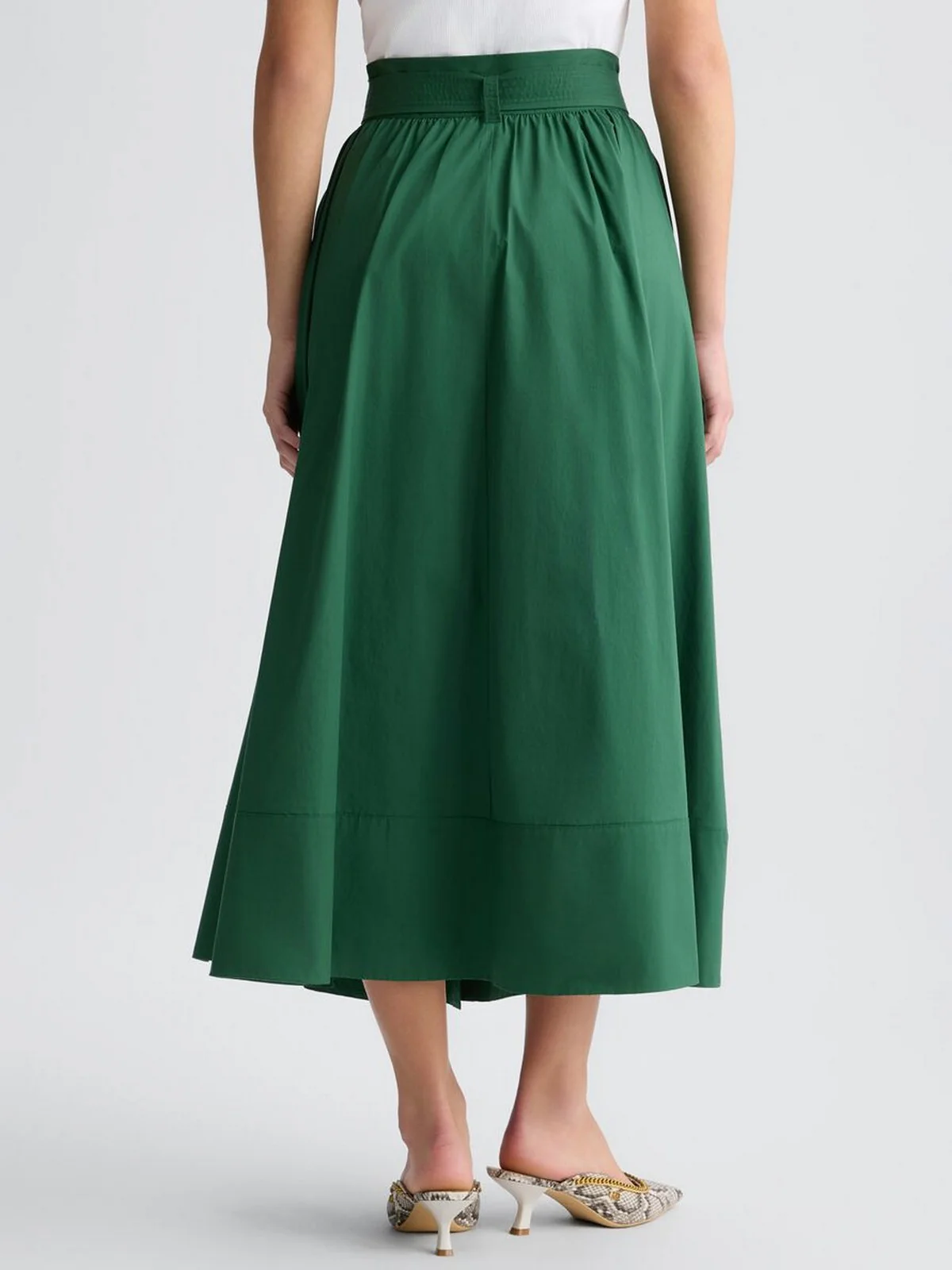 LIU JO BLACK Gonna Donna  CA5296TS246 X0665 Verde - Image 3
