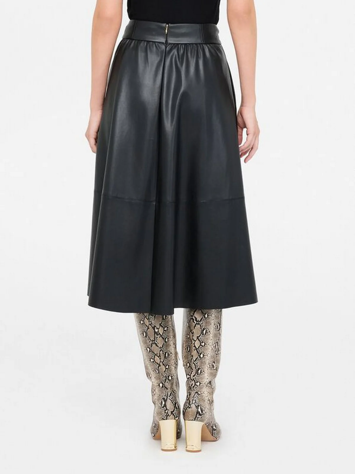LIU JO BLACK Gonna Donna CF5015E0624 22222 Nero - Image 5
