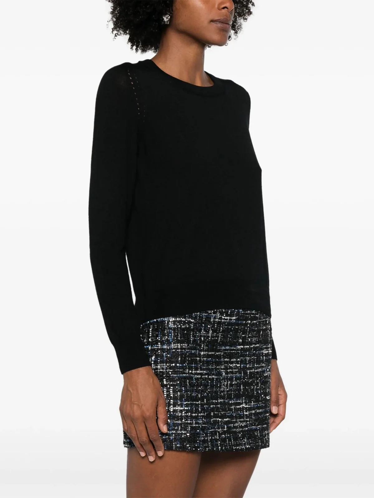 LIU JO BLACK Maglia Donna  CF4484MA82O 22222 Nero - Image 2