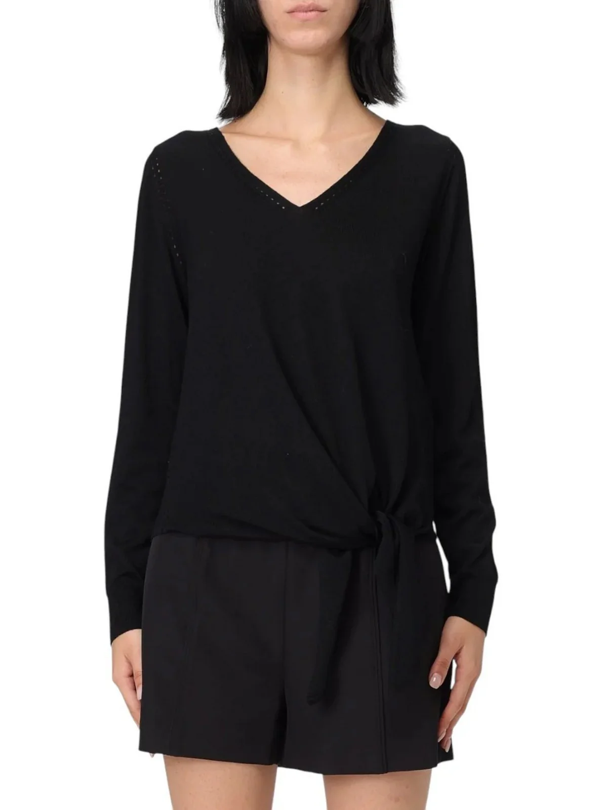 LIU JO BLACK Maglione Donna  CF5042MA82O 22222 Nero - Image 4