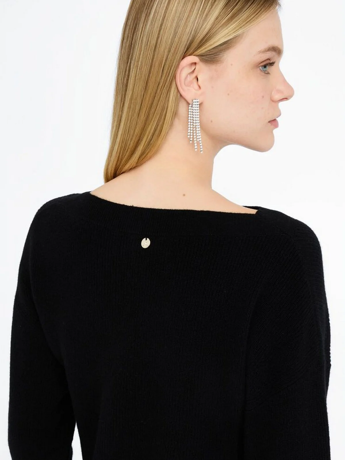 LIU JO BLACK Maglione Donna CF5245MS019 22222 Nero - Image 2