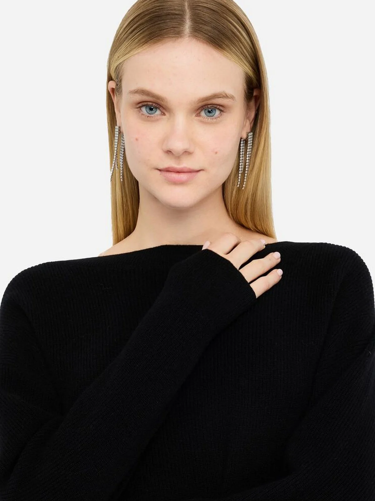 LIU JO BLACK Maglione Donna CF5245MS019 22222 Nero - Image 3