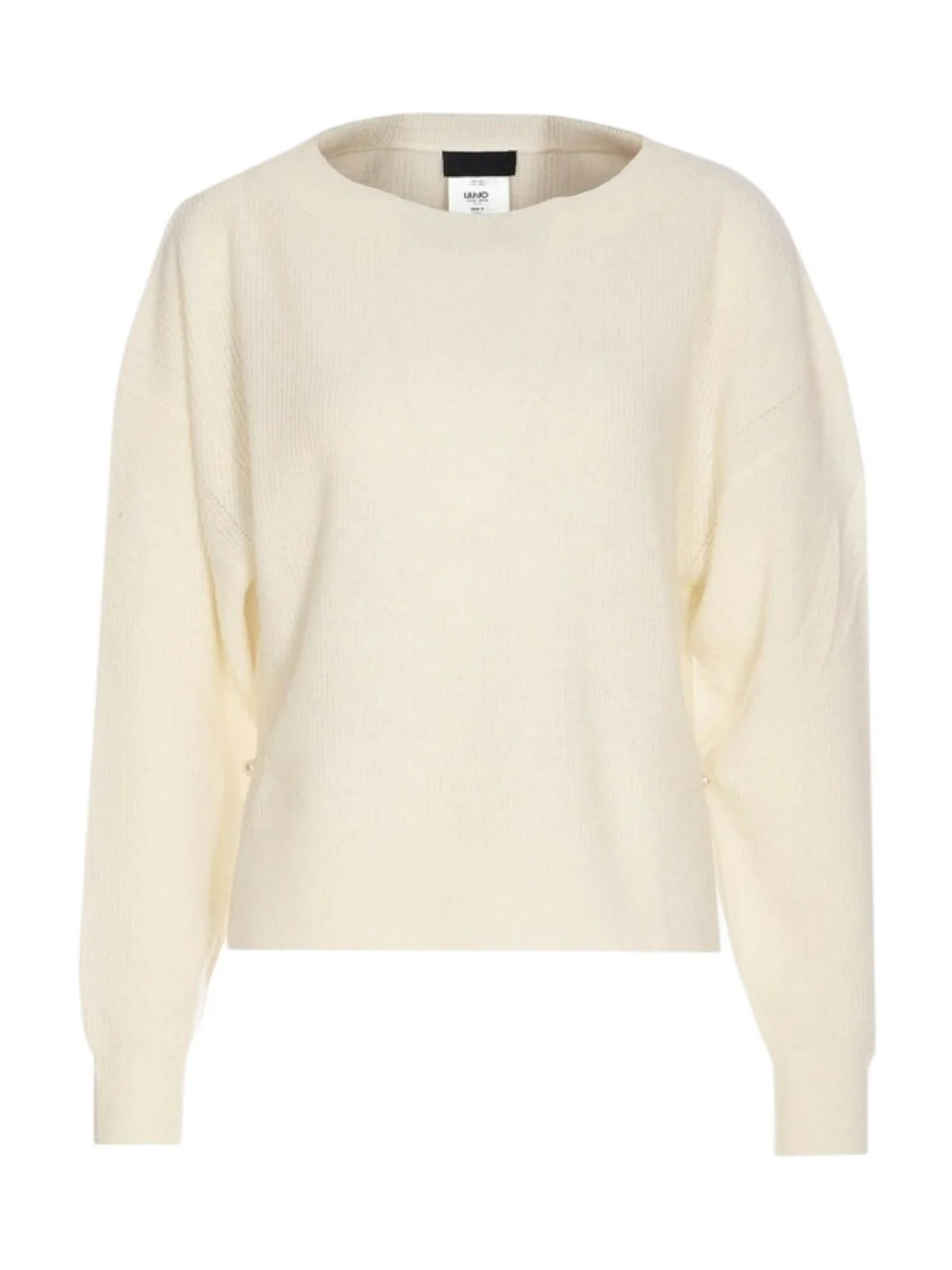 LIU JO BLACK Maglione Donna CF5245MS019 X0256 STAR WHITE