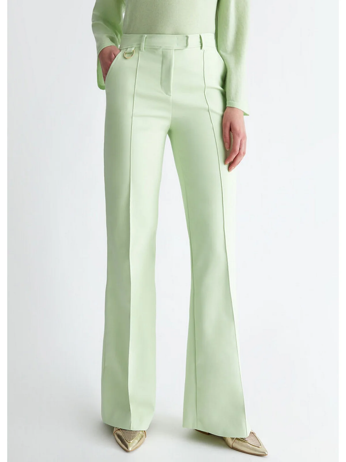 LIU JO BLACK Pantalone Donna  CA4126T2553 X0546 Verde - Image 2