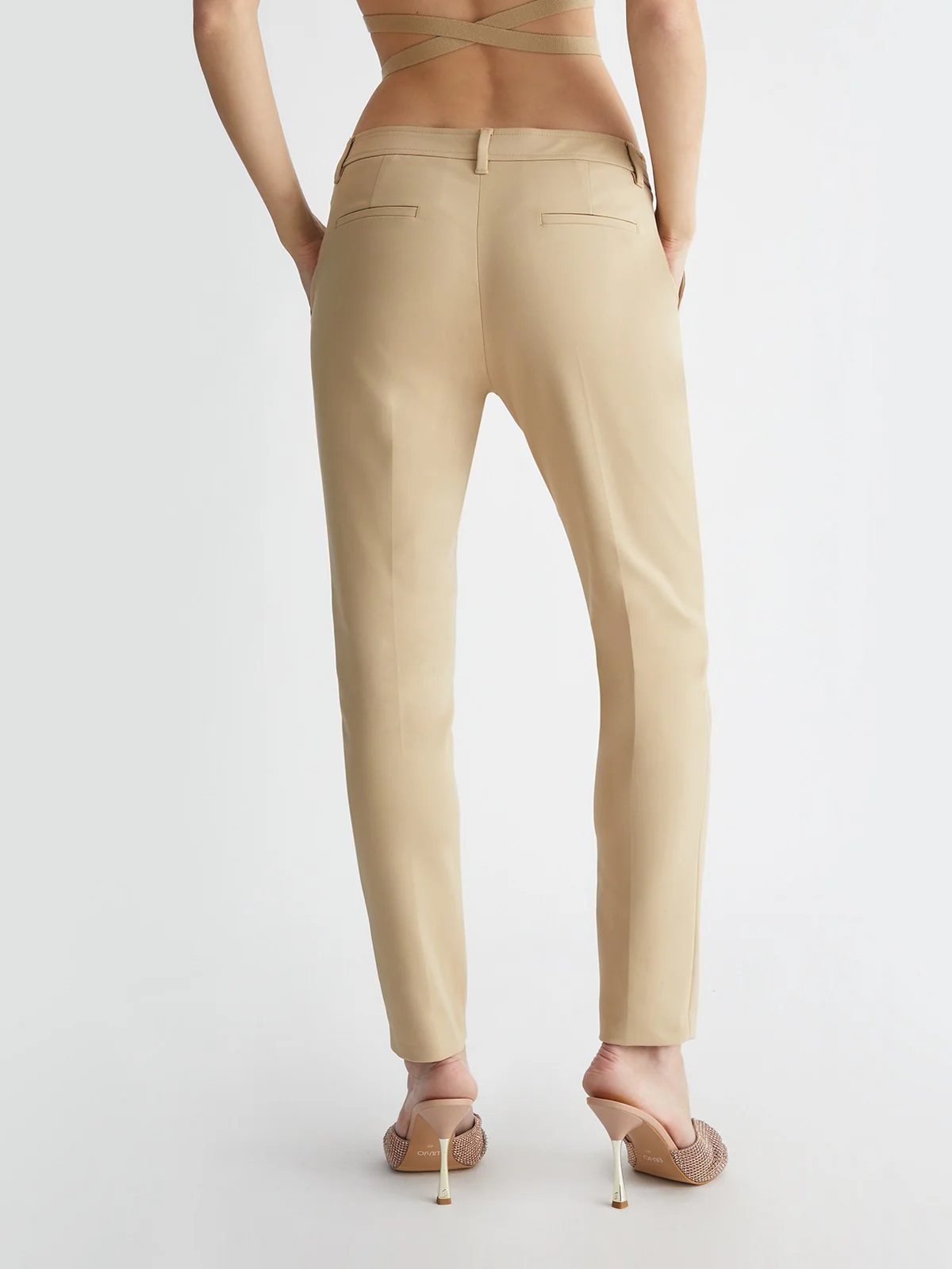 LIU JO BLACK Pantalone Donna  CA4192T2553 X0557 Rosa - Image 6
