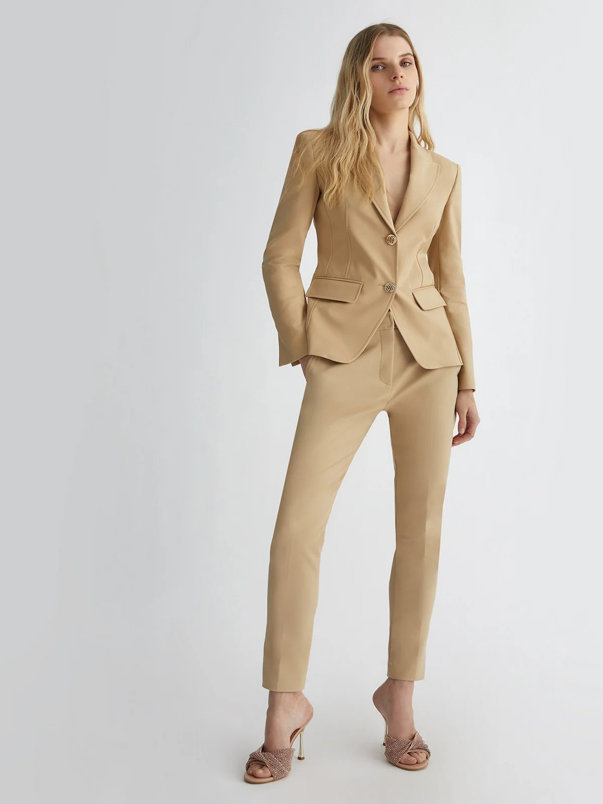 LIU JO BLACK Pantalone Donna  CA4192T2553 X0557 Rosa - Image 7