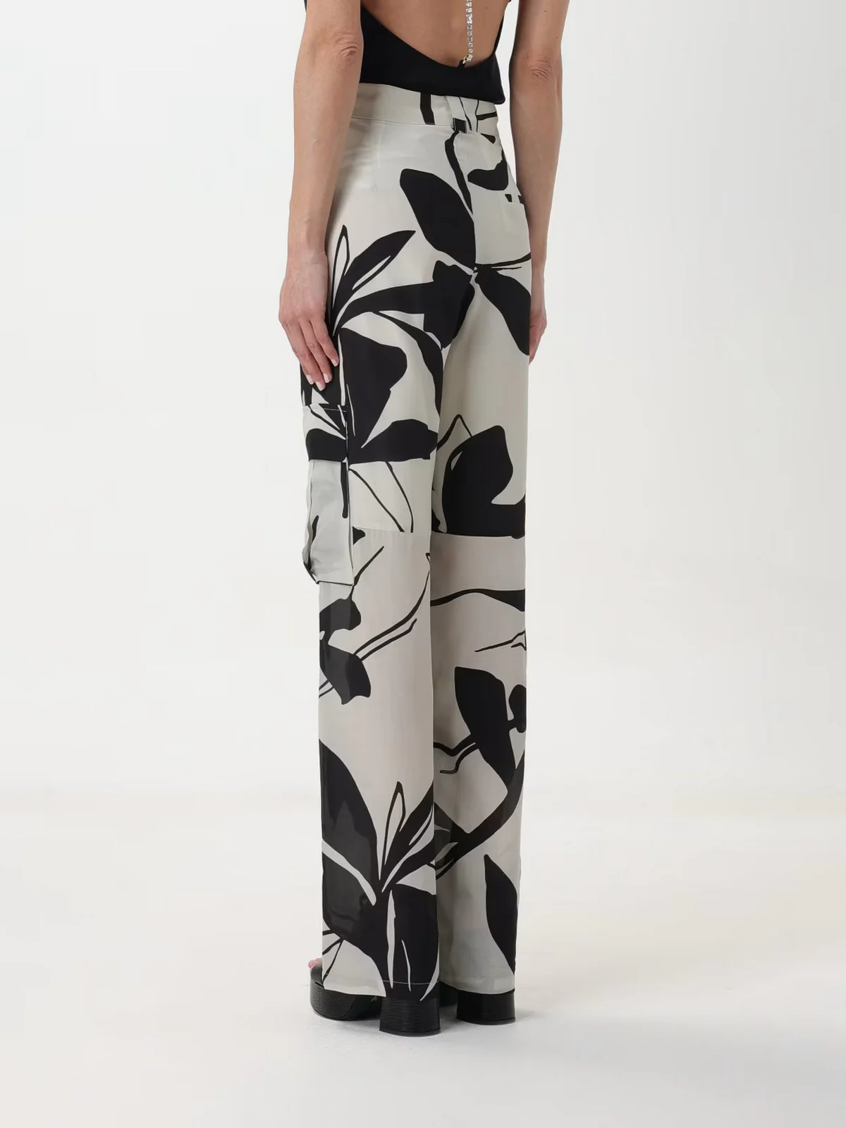 LIU JO BLACK Pantalone Donna  CA4197T3598 N9027 Bianco - Image 6