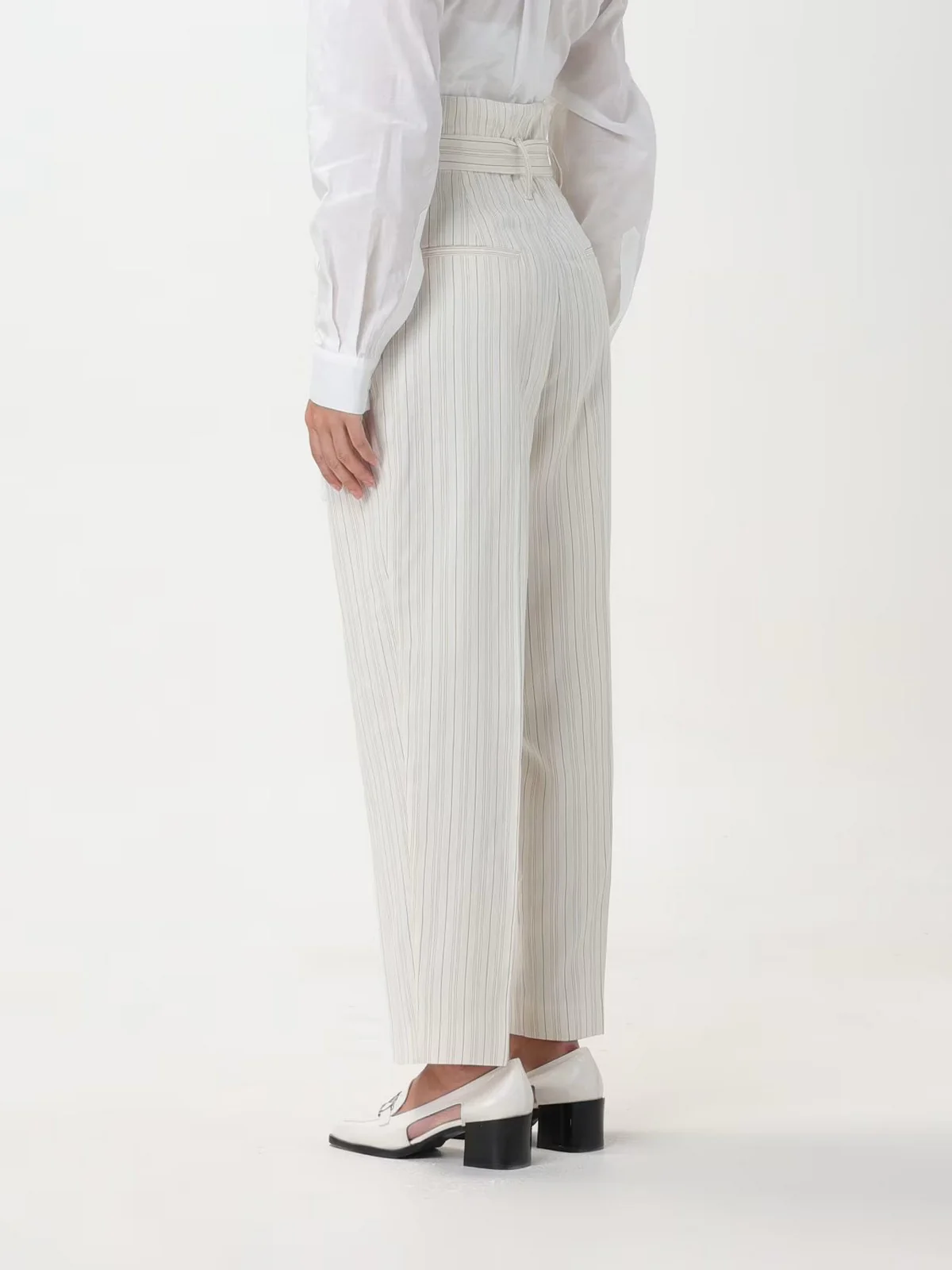 LIU JO BLACK Pantalone Donna  CA4320T3790 N9037 Bianco - Image 3