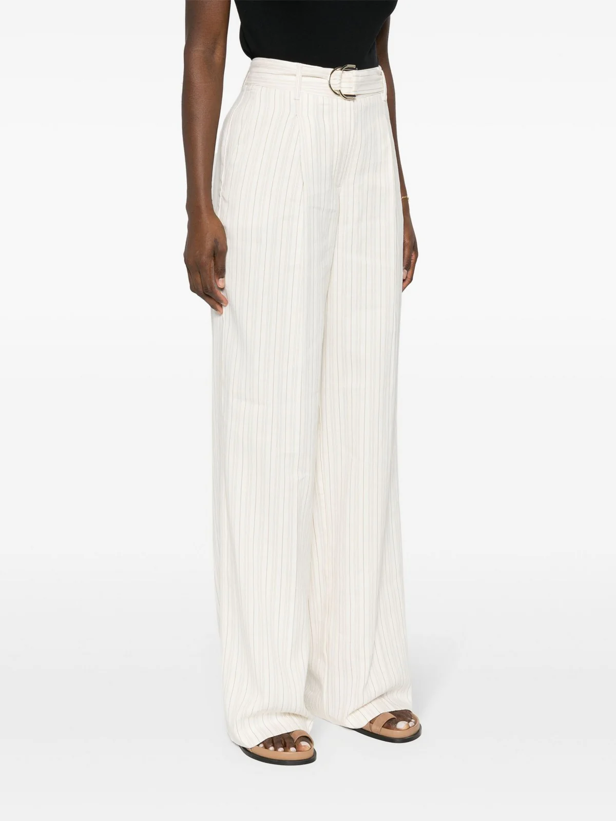LIU JO BLACK Pantalone Donna  CA4321T3790 N9037 Bianco - Image 3