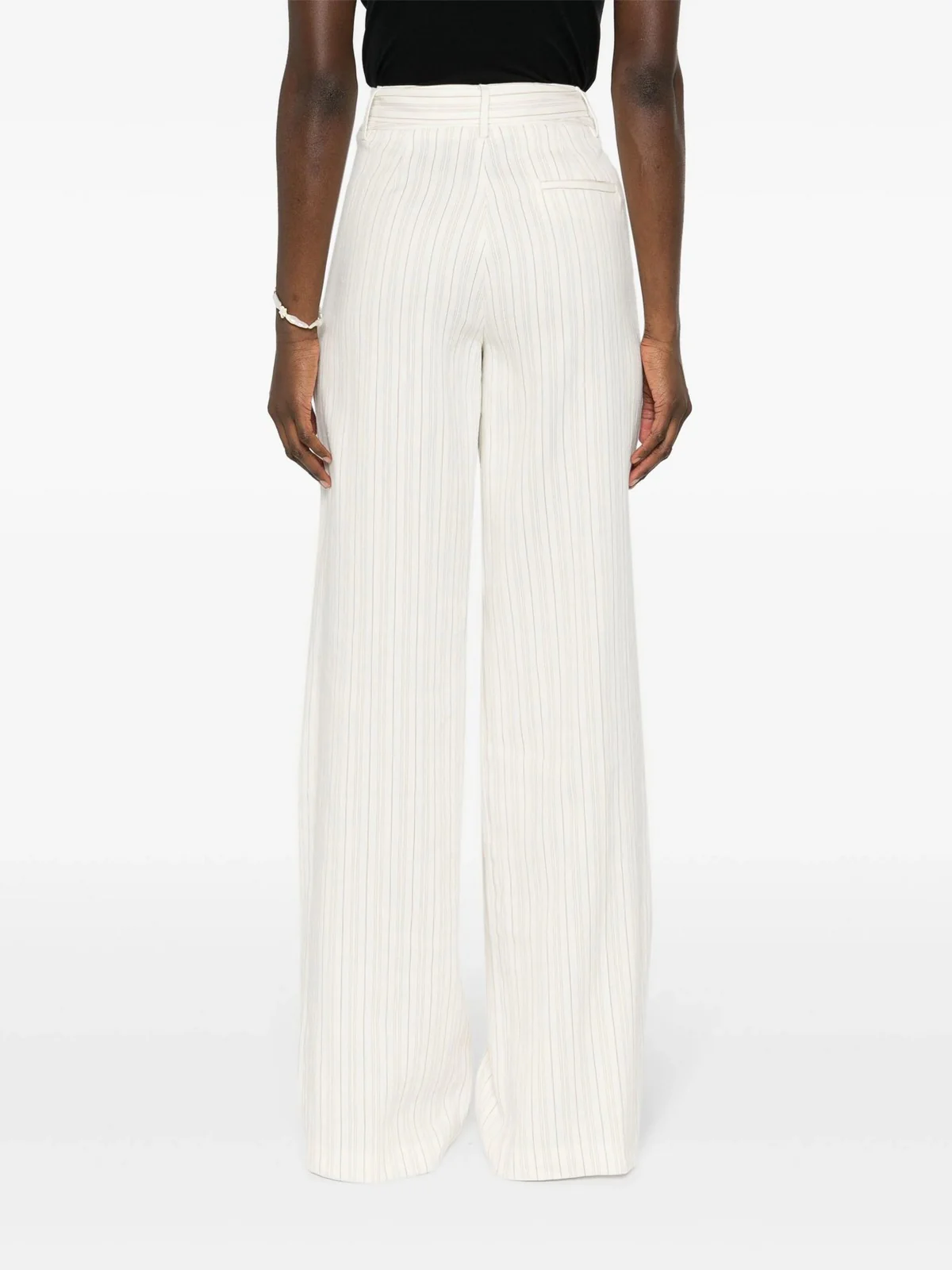 LIU JO BLACK Pantalone Donna  CA4321T3790 N9037 Bianco - Image 4