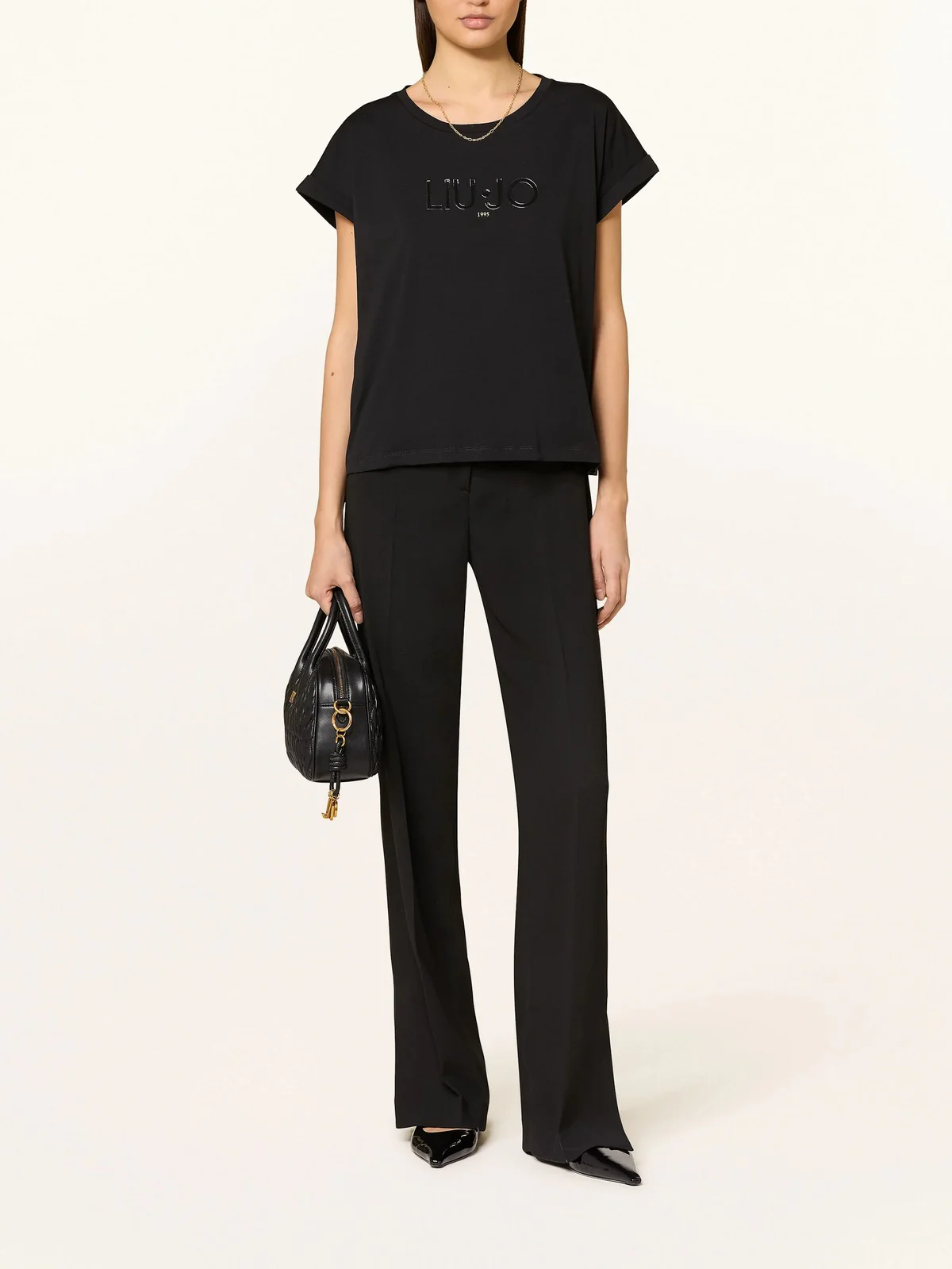 LIU JO BLACK Pantalone Donna  CA5145T3970 22222 NERO - Image 2