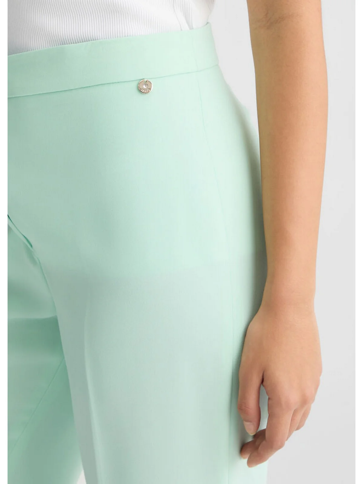 LIU JO BLACK Pantalone Donna  CA5145T3970 X0687 Verde - Image 3