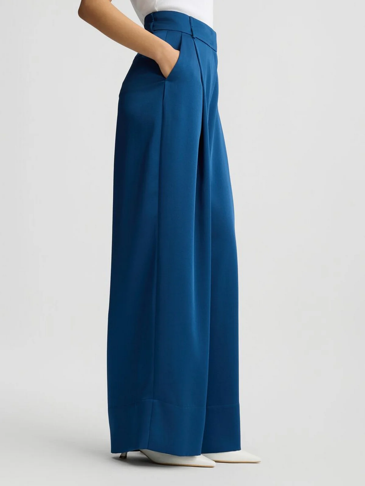 LIU JO BLACK Pantalone Donna  CA5272TS870 X0648 Blu - Image 5