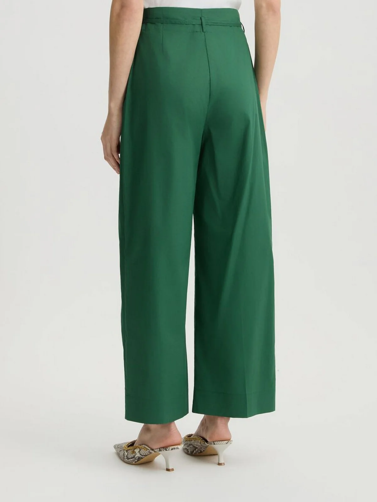 LIU JO BLACK Pantalone Donna  CA5297TS246 X0665 Verde - Image 3