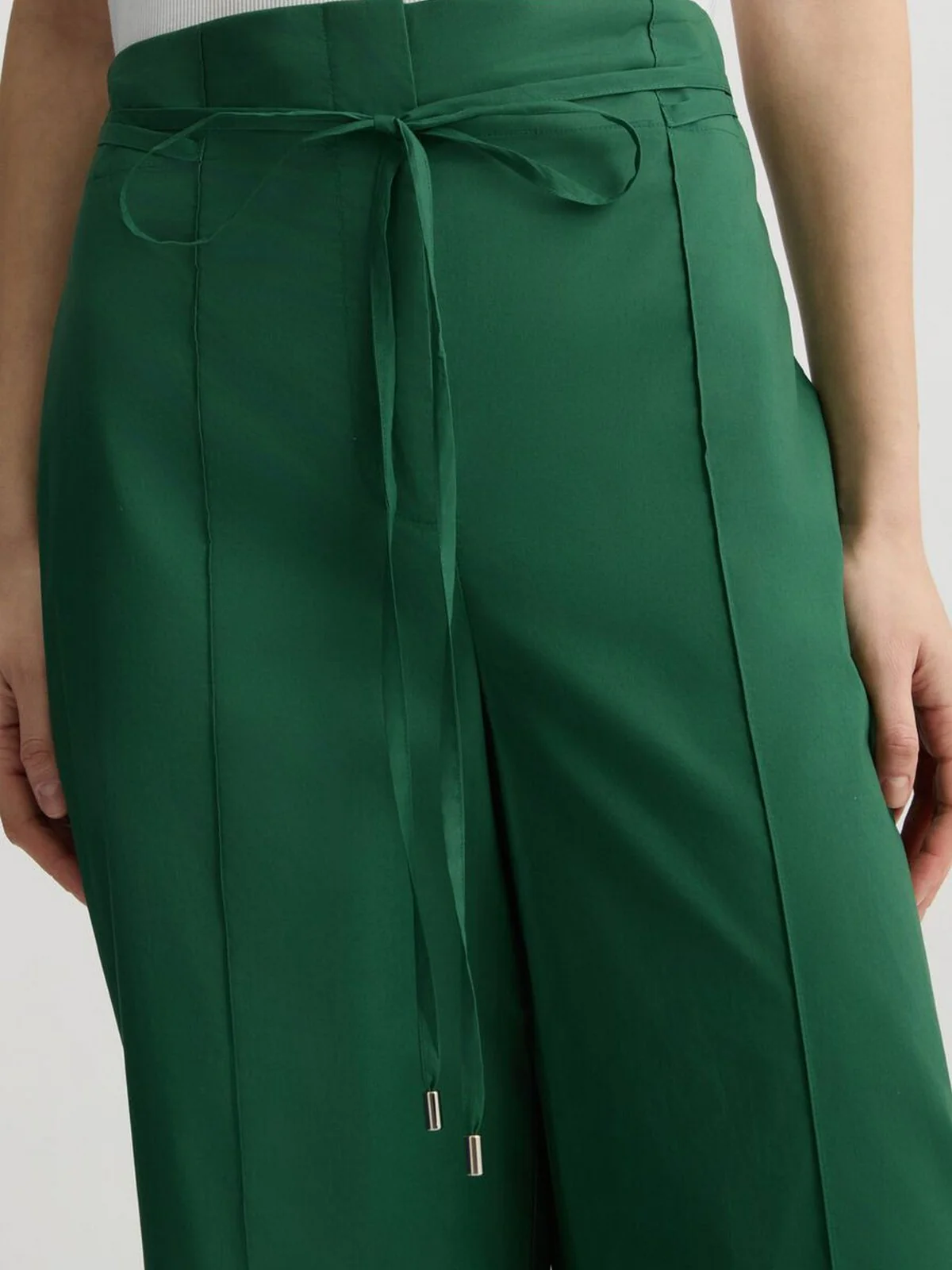 LIU JO BLACK Pantalone Donna  CA5297TS246 X0665 Verde - Image 4
