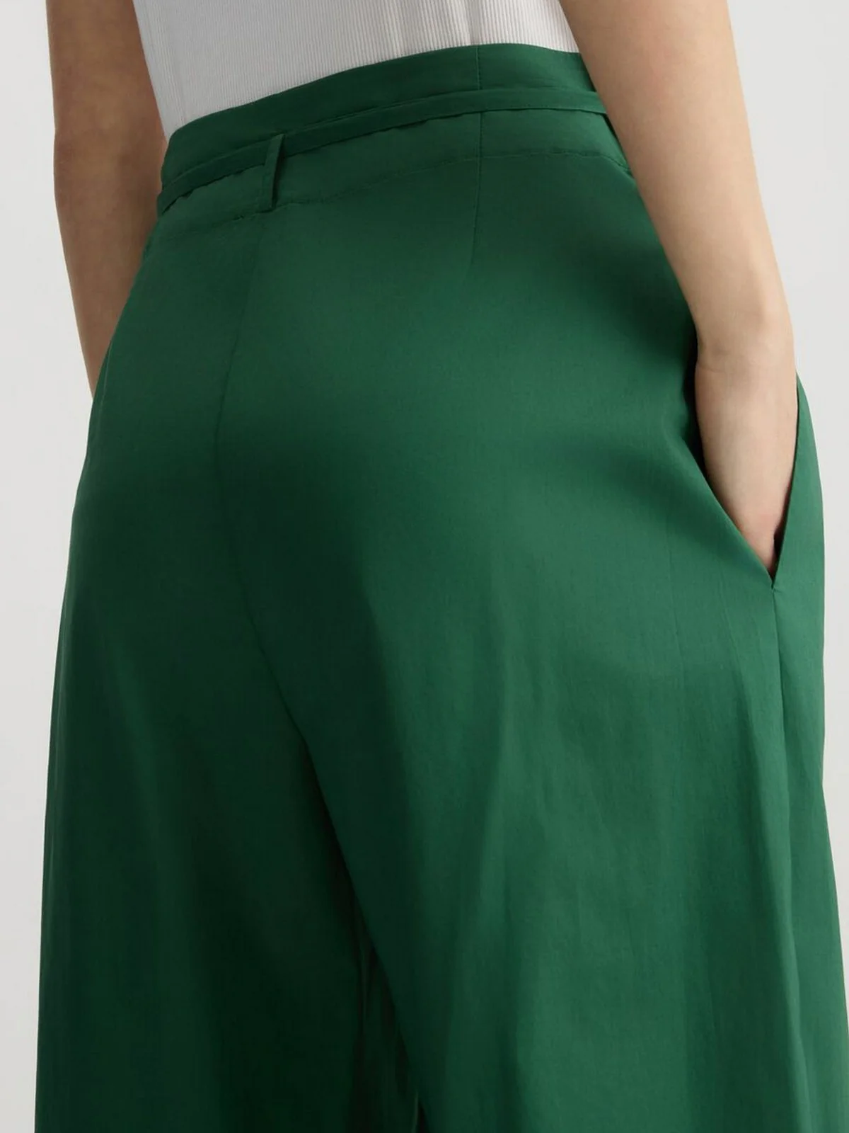 LIU JO BLACK Pantalone Donna  CA5297TS246 X0665 Verde - Image 6
