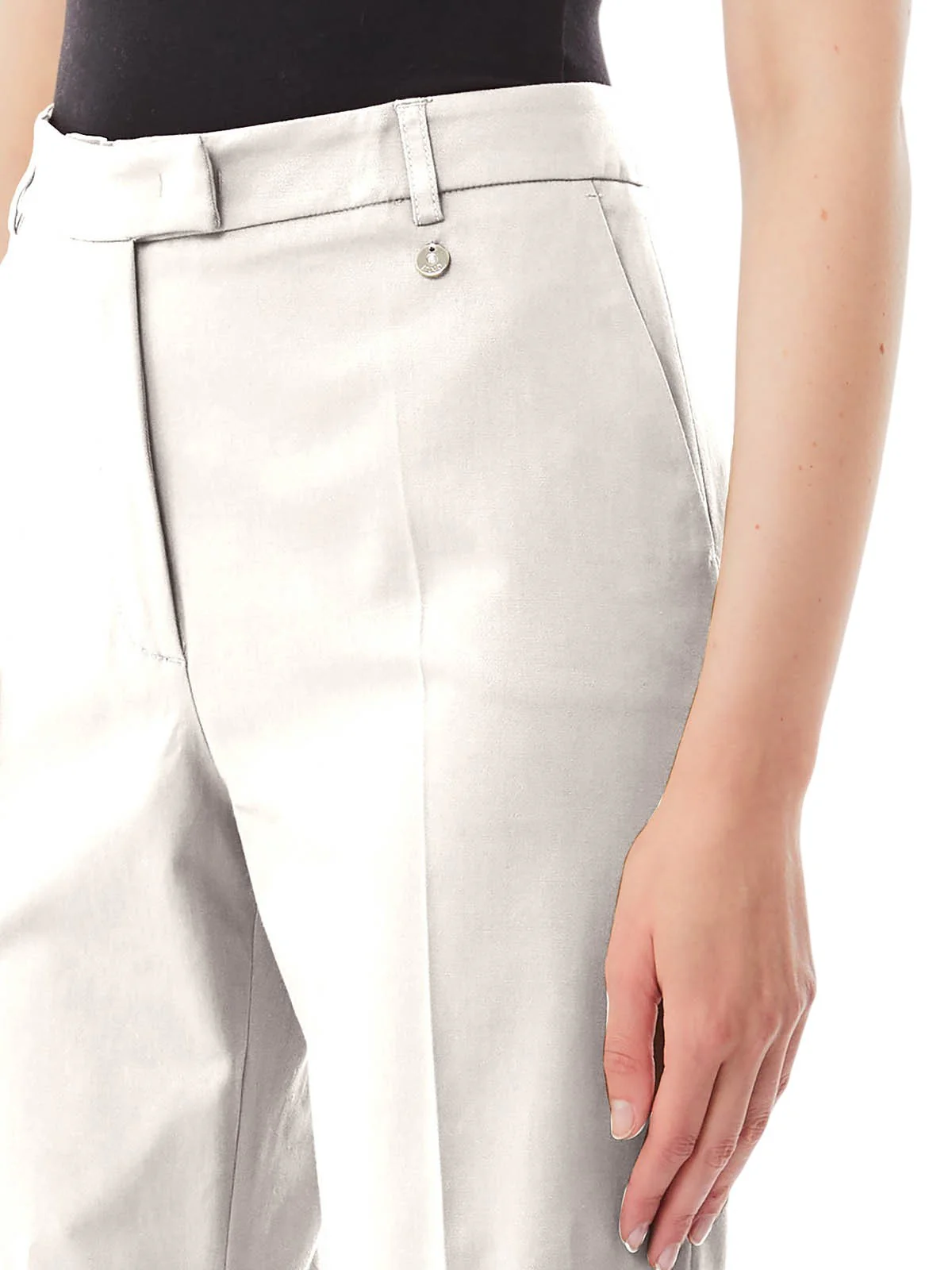 LIU JO BLACK Pantalone Donna  CA5343T4691 X0256 STAR WHITE - Image 3