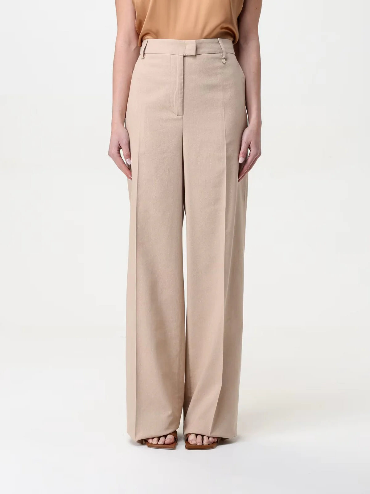 LIU JO BLACK Pantalone Donna  CA5348T1973 A4326 Beige - Image 2