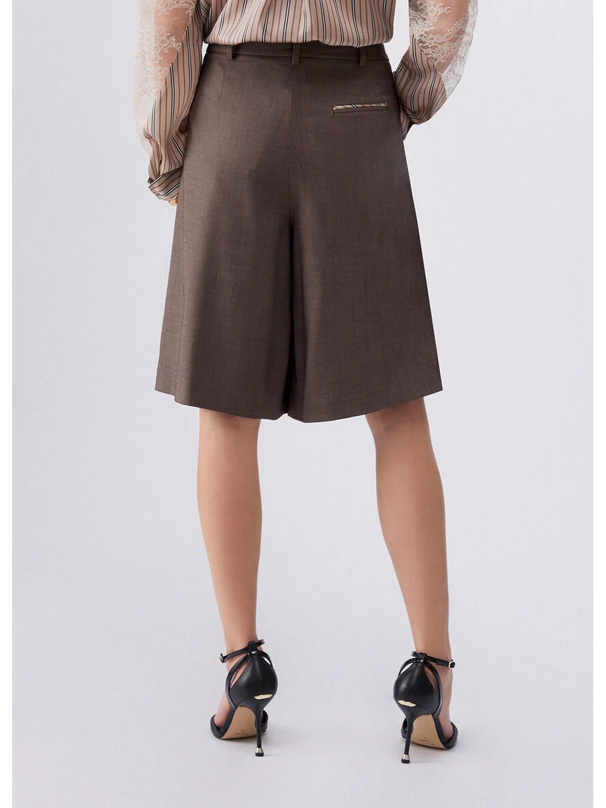 LIU JO BLACK Pantalone Donna  CA6125T577A P9578 Pepe melange - Image 2