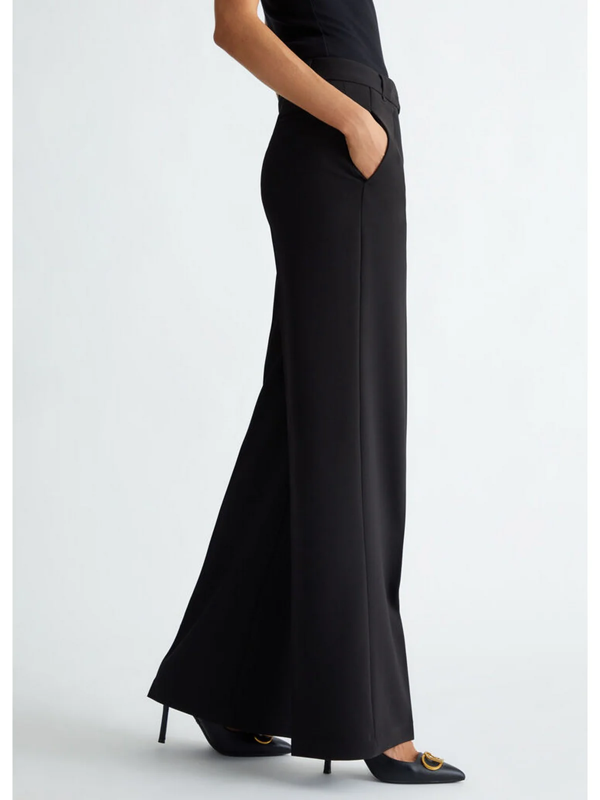LIU JO BLACK Pantalone Donna  CF4012T2527 22222 Nero - Image 3