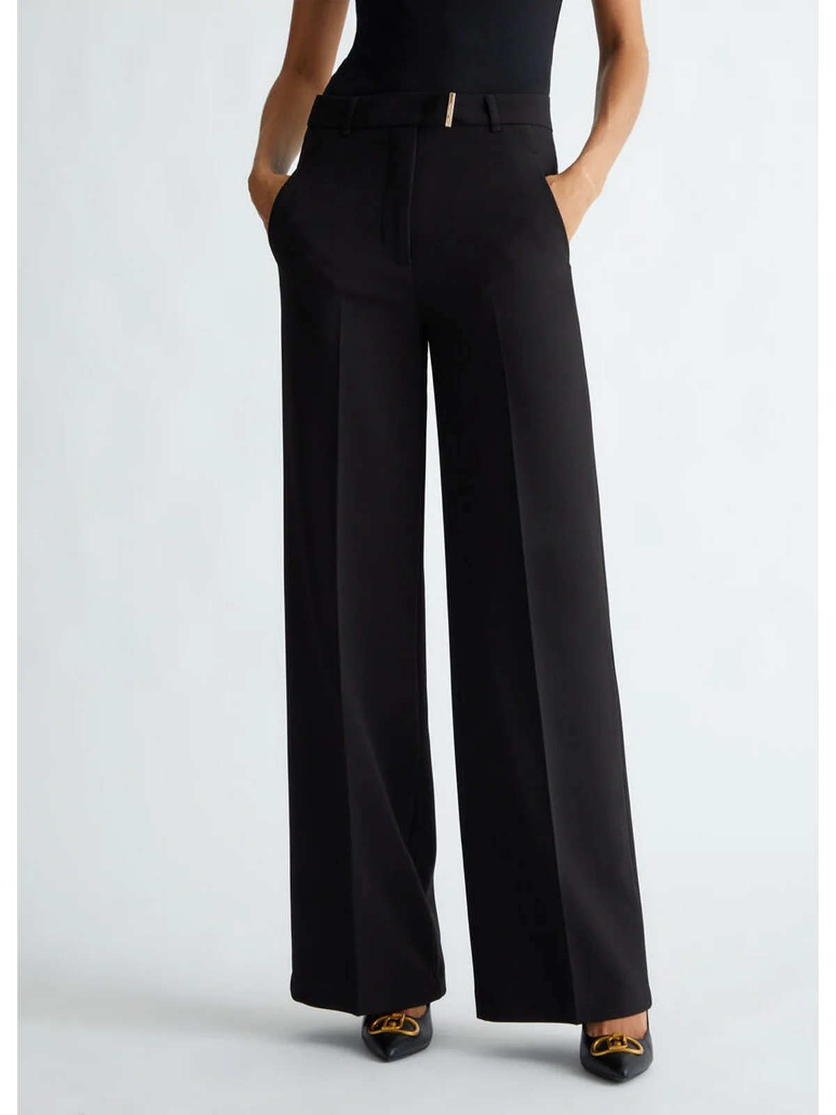 LIU JO BLACK Pantalone Donna  CF4012T2527 22222 Nero - Image 5