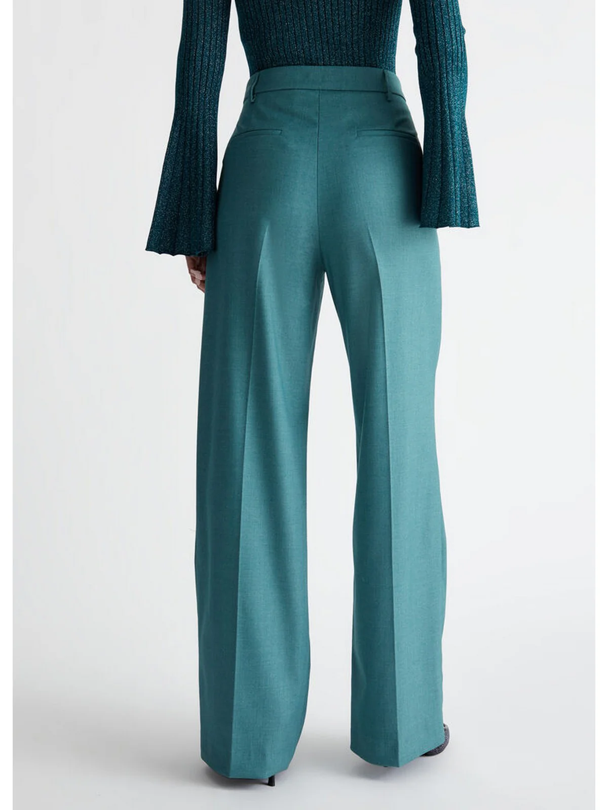 LIU JO BLACK Pantalone Donna  CF4318T2624 02831 Verde - Image 5