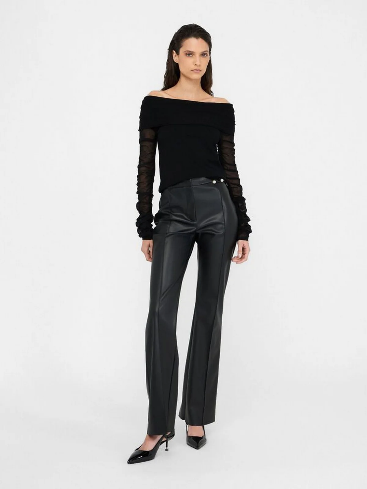 LIU JO BLACK Pantalone Donna  CF5016E0624 22222 Nero - Image 3