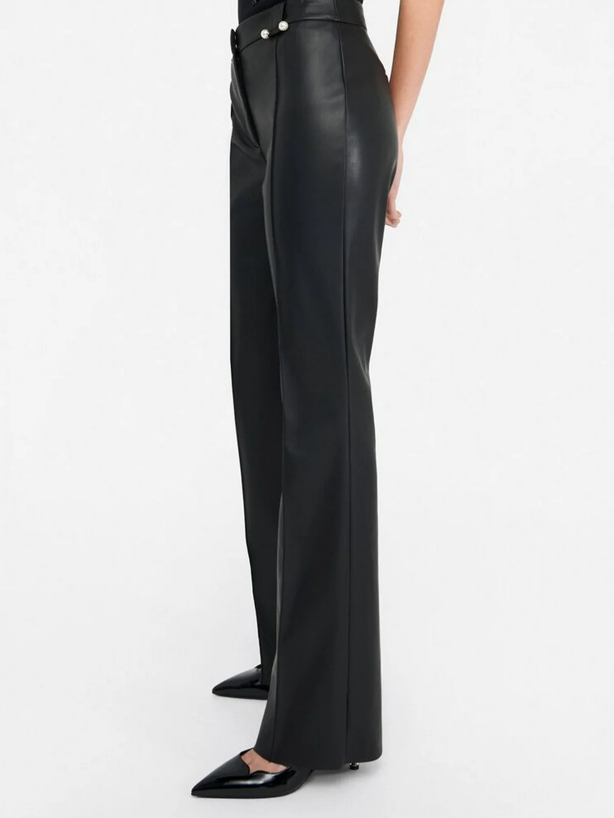 LIU JO BLACK Pantalone Donna  CF5016E0624 22222 Nero - Image 4