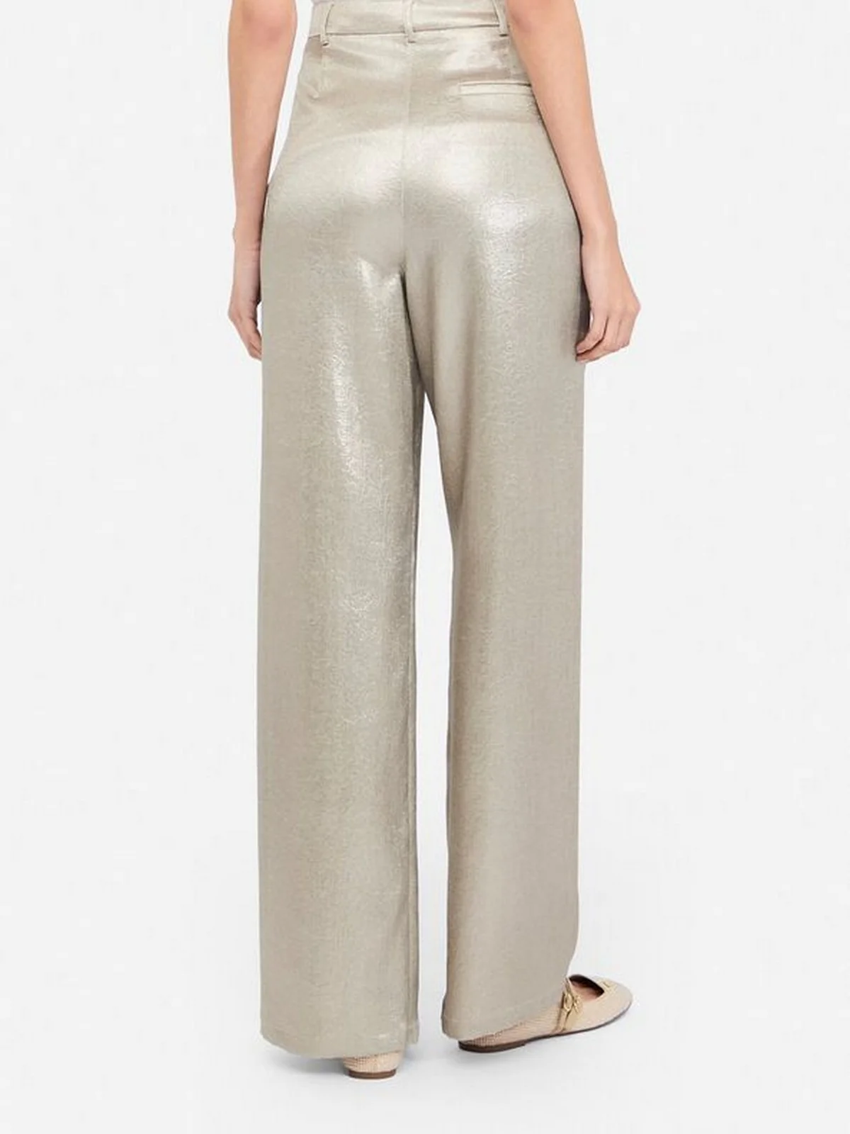 LIU JO BLACK Pantalone Donna  CF5280T002A V9567 Oro - Image 5