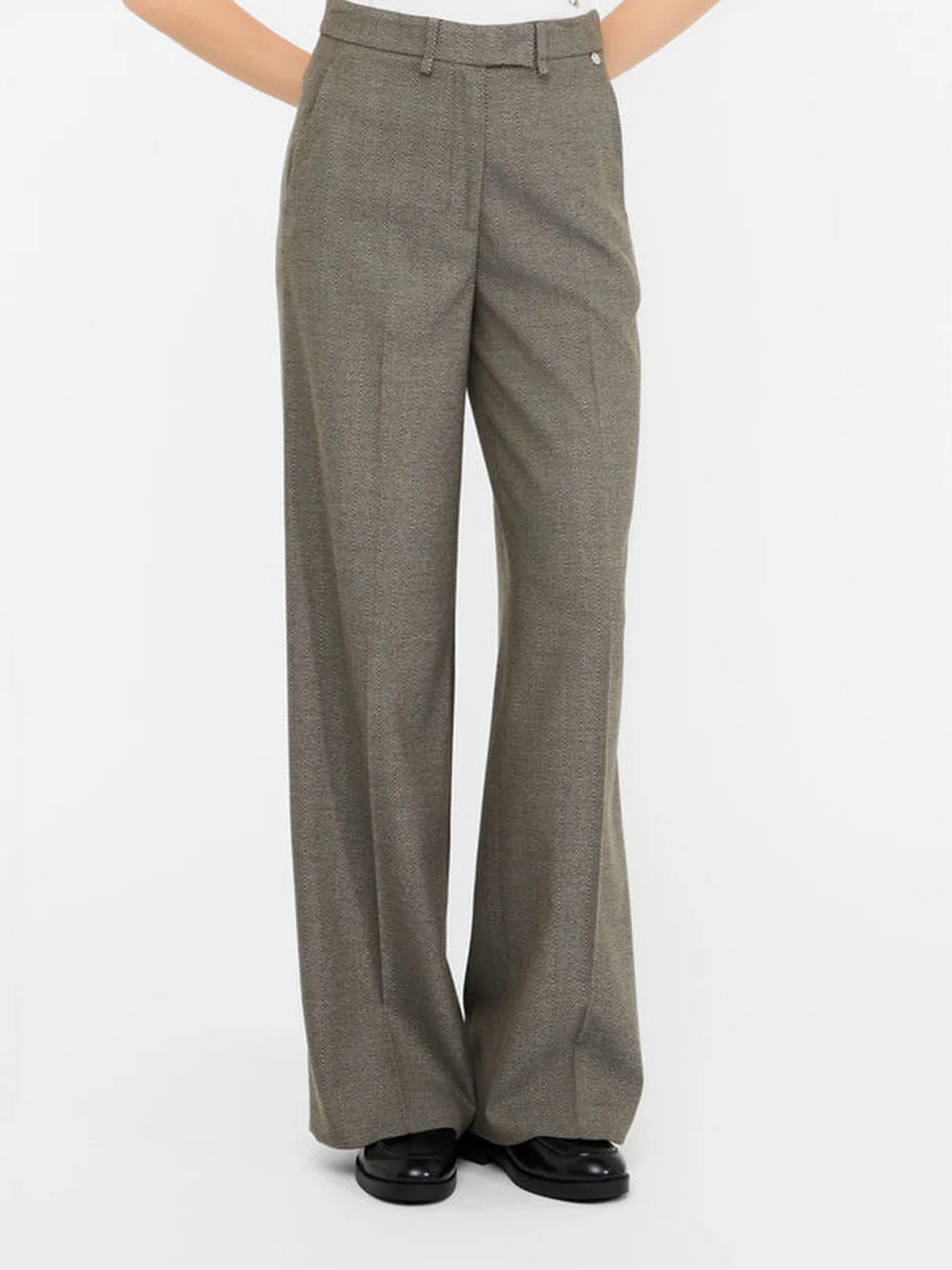 LIU JO BLACK Pantalone Donna  CF5372T054A M9770 Resca pino - Image 6