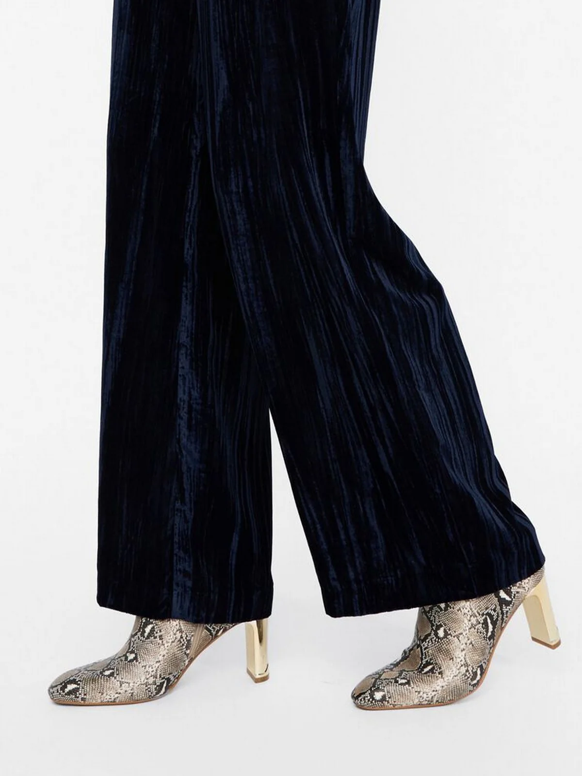 LIU JO BLACK Pantalone Donna  CF5404T094A 94028 Blu marino - Image 4