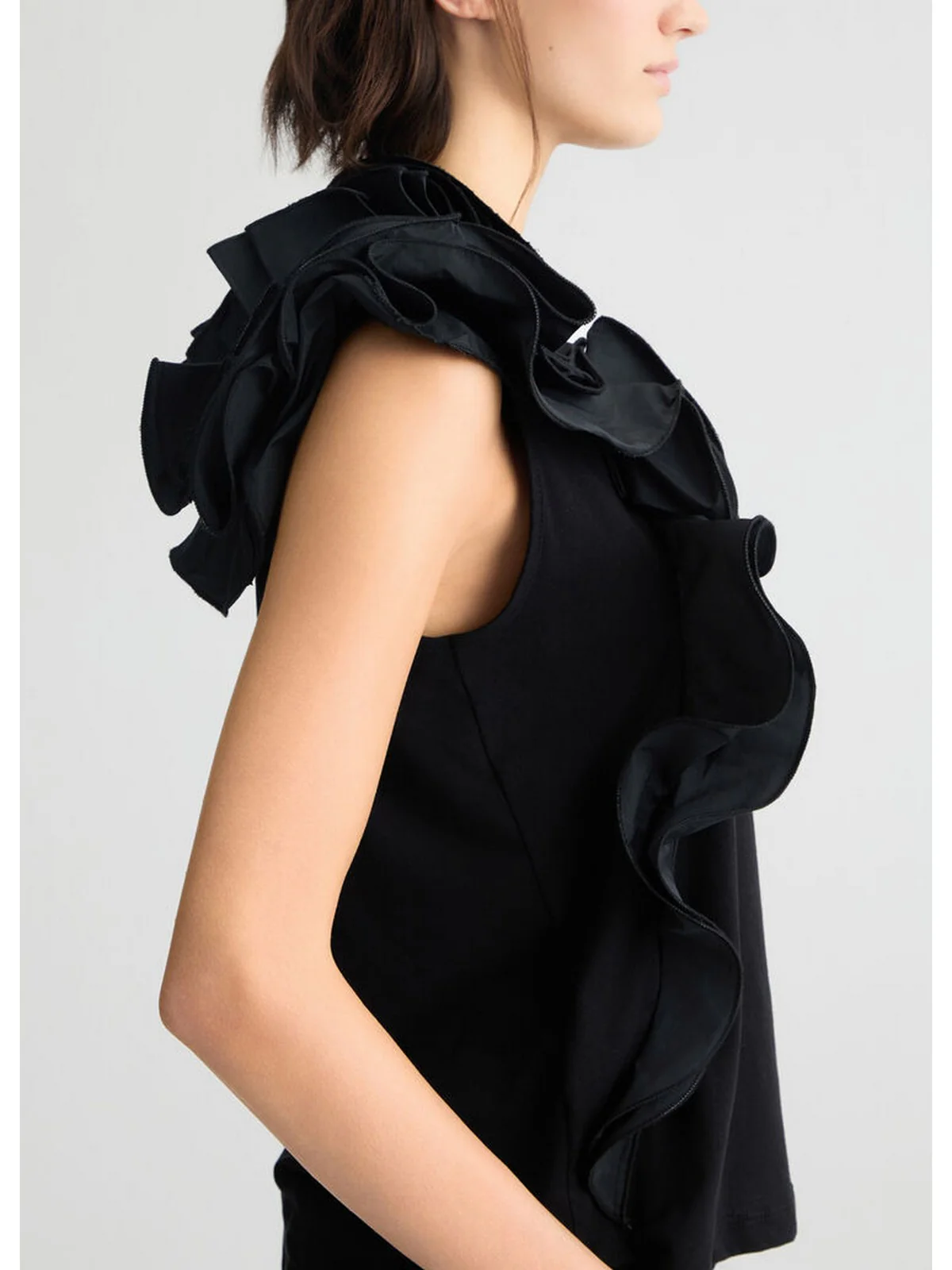 LIU JO BLACK T-shirt Donna CA5005J6308 22222 Nero - Image 2