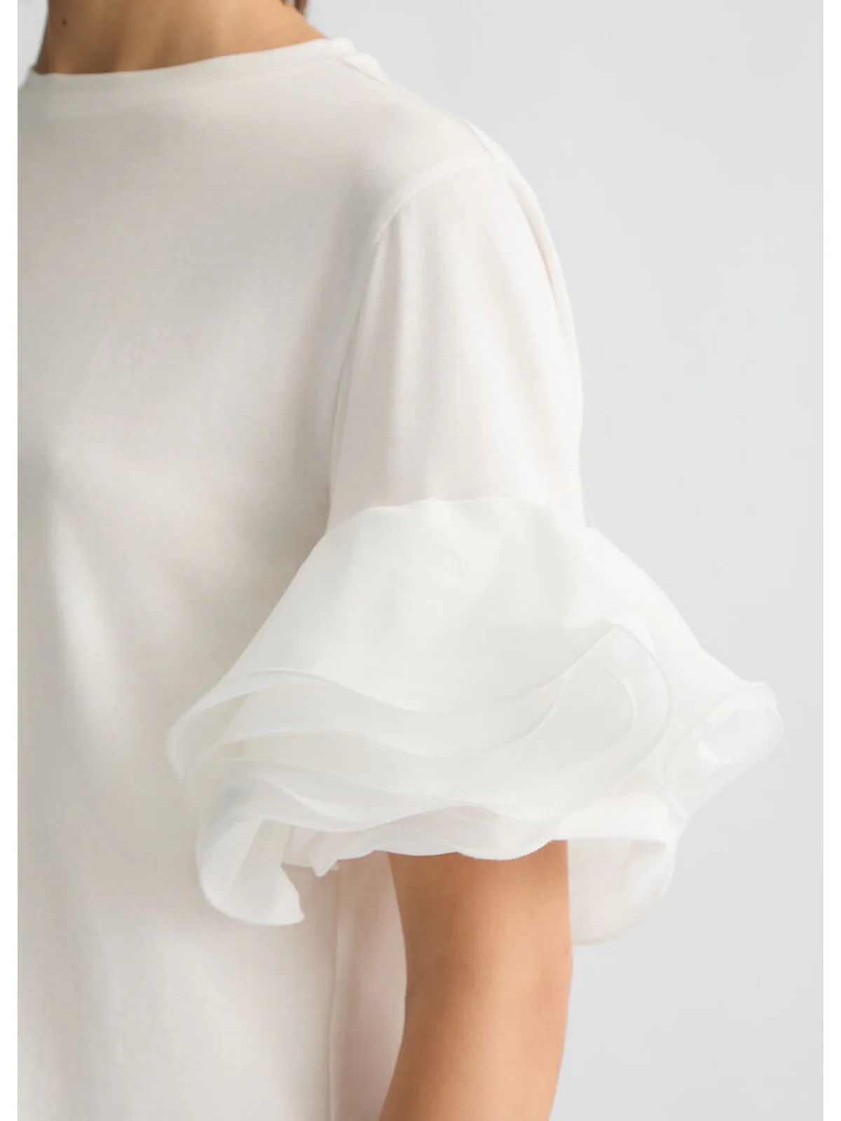 LIU JO BLACK T-shirt Donna  CA5006J6308 X0256 Bianco - Image 2