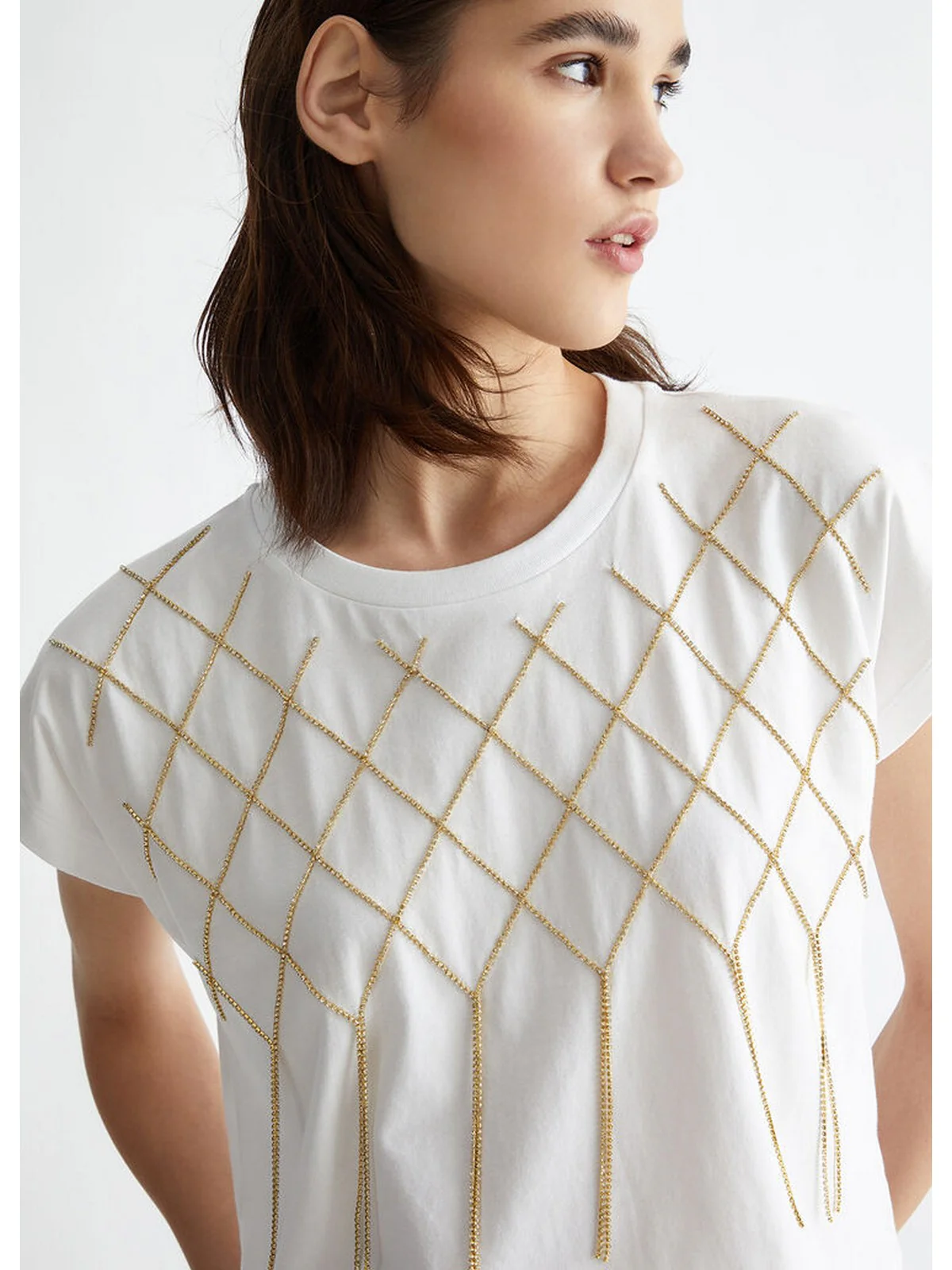 LIU JO BLACK T-Shirt e Polo Donna  CA4444J5003 N9185 Bianco - Image 2