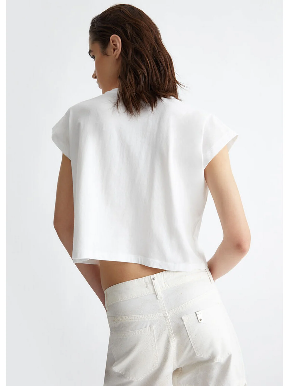 LIU JO BLACK T-Shirt e Polo Donna  CA4444J5003 N9185 Bianco - Image 4