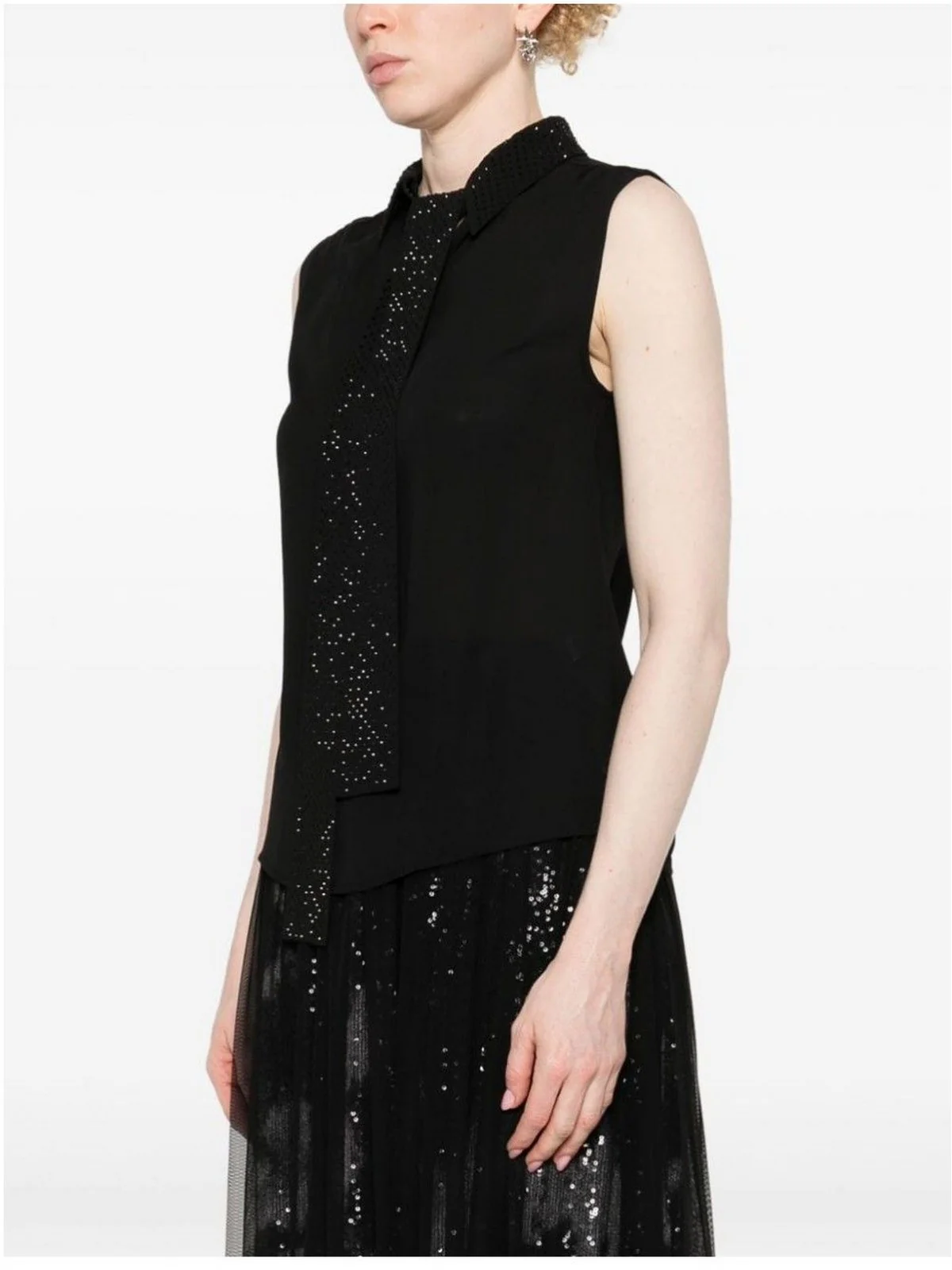LIU JO BLACK Top Donna  CA4157T0414 22222 Nero - Image 2