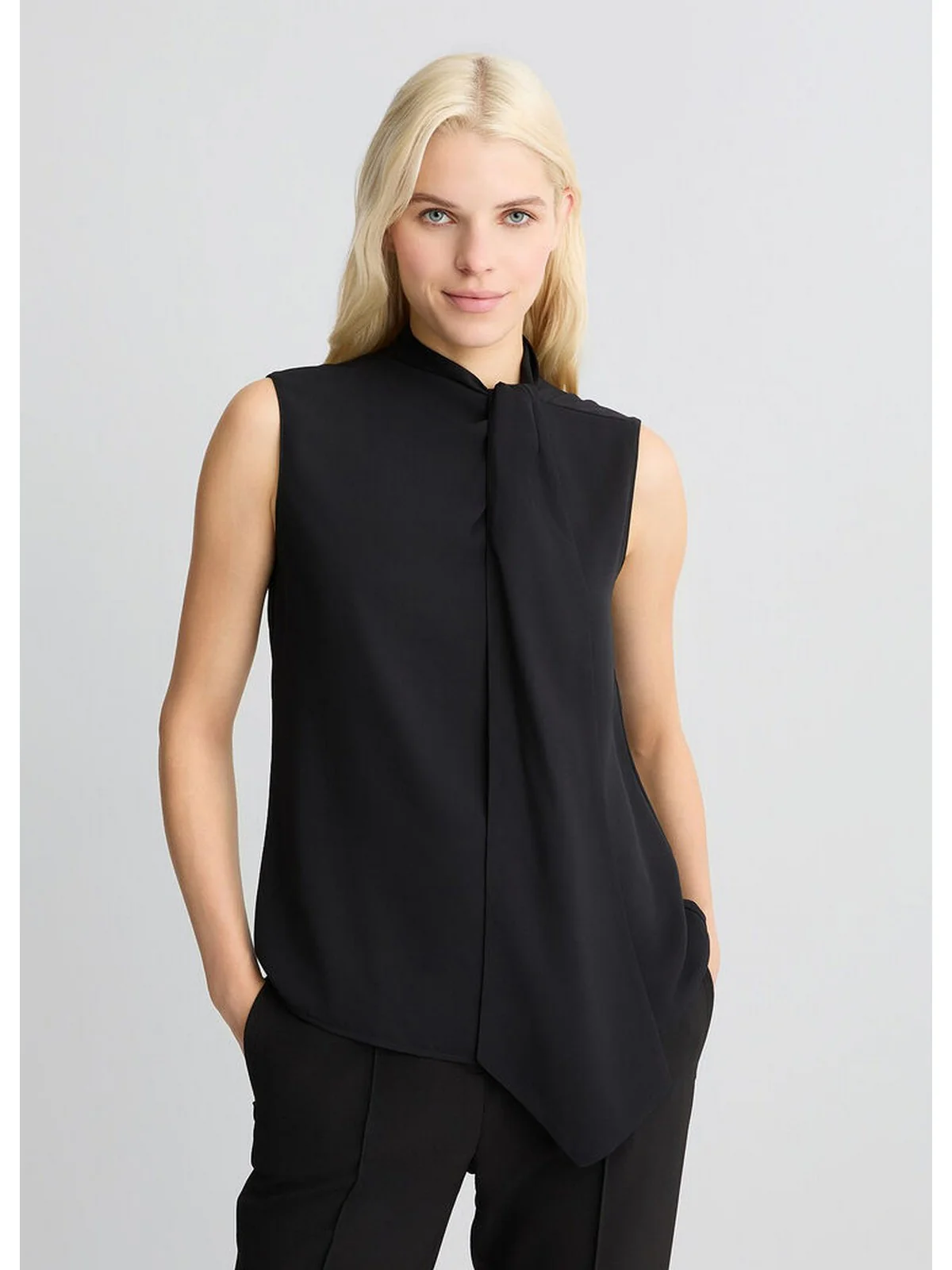 LIU JO BLACK Top Donna  CA5200TS066 22222 NERO - Image 5