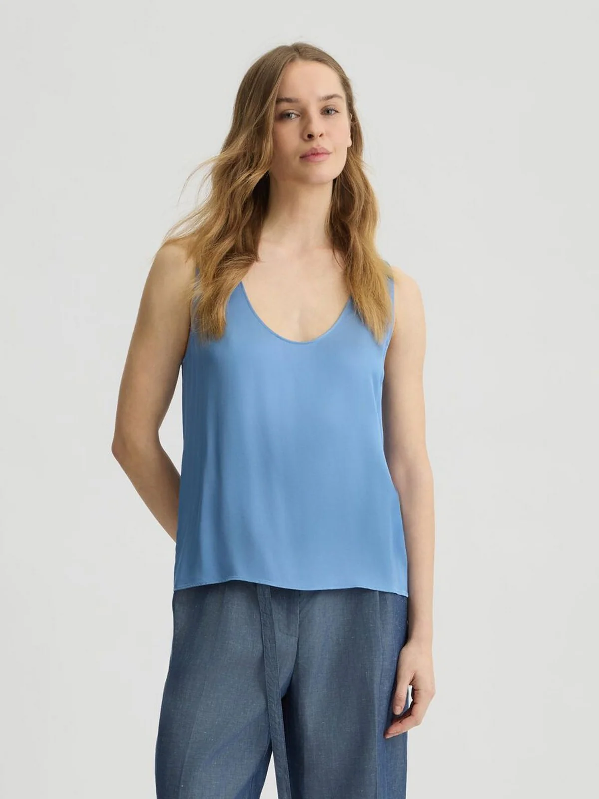 LIU JO BLACK Top Donna CA5244T2571 X0647 Blu - Image 2