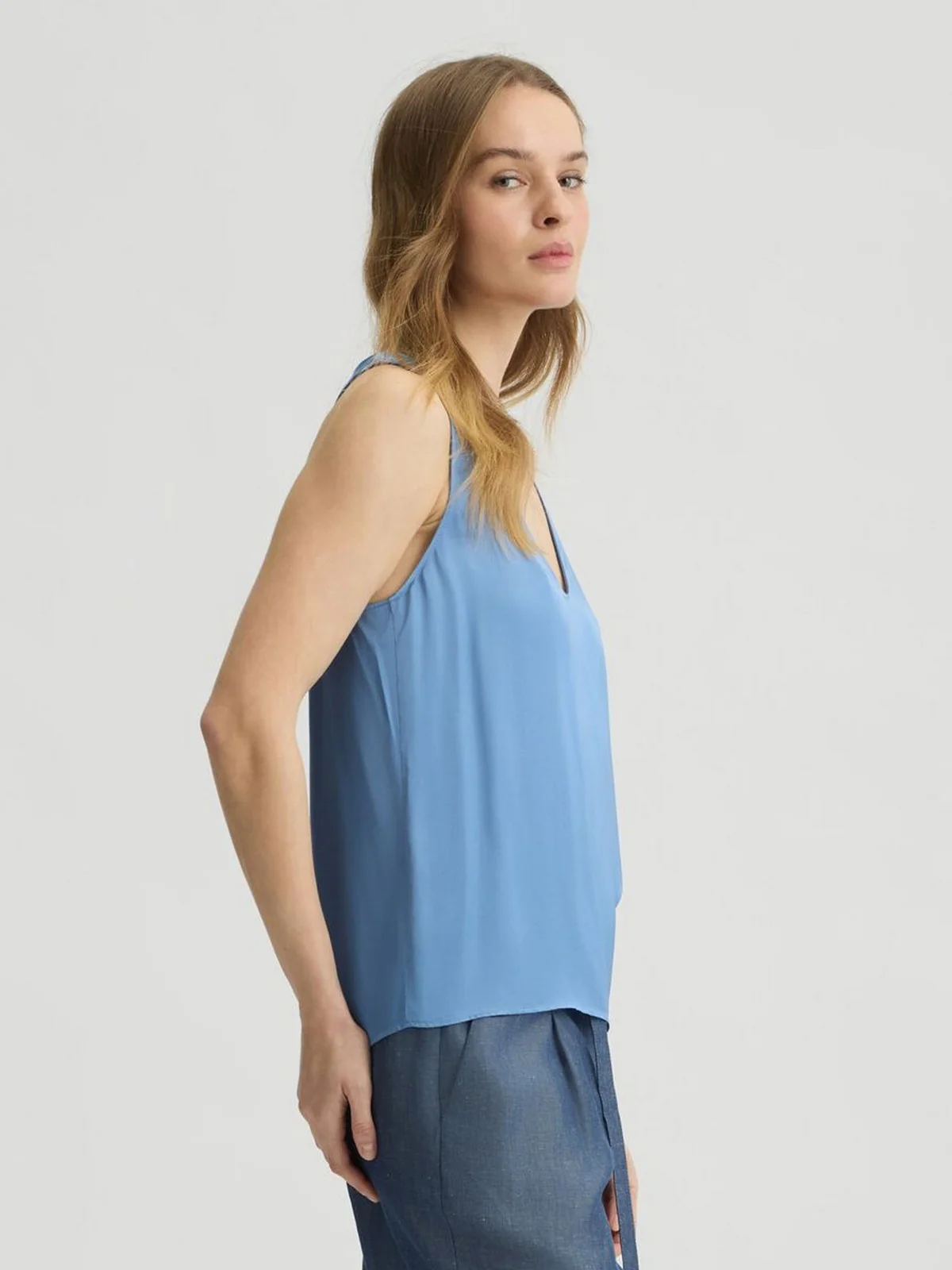 LIU JO BLACK Top Donna CA5244T2571 X0647 Blu - Image 5