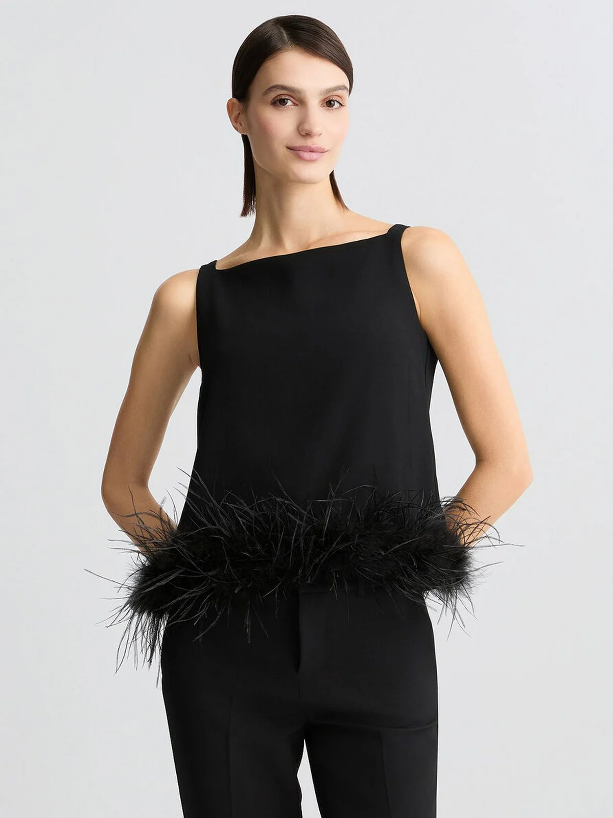 LIU JO BLACK Top Donna  CA5318T3970 22222 Nero - Image 2
