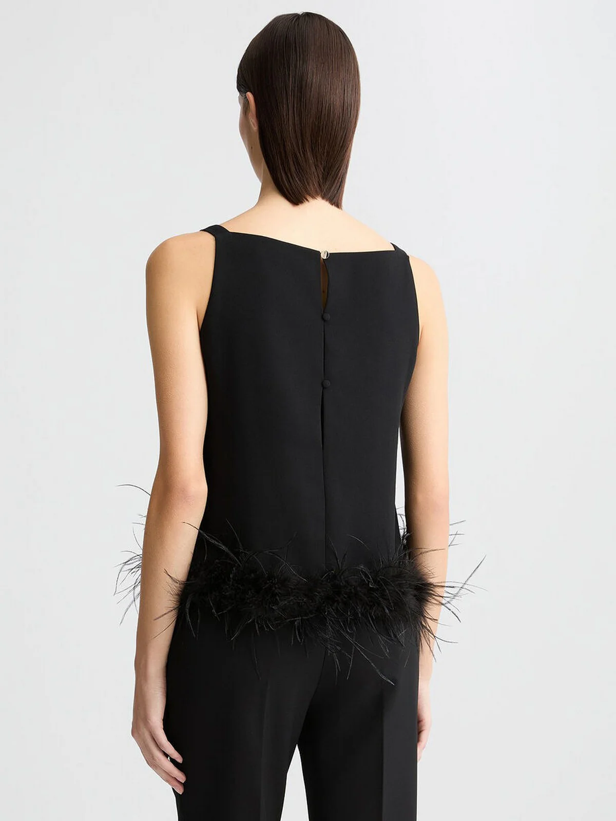 LIU JO BLACK Top Donna  CA5318T3970 22222 Nero - Image 3