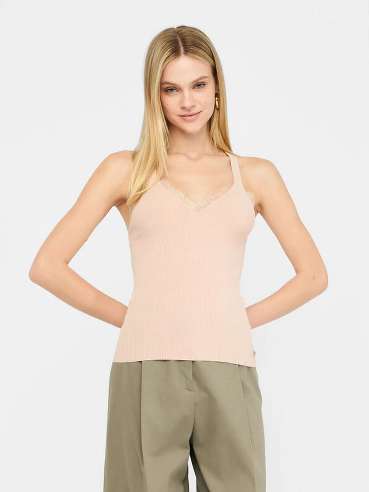 LIU JO BLACK Top Donna CF5160MS46M X0719 Pink poudre - Image 3