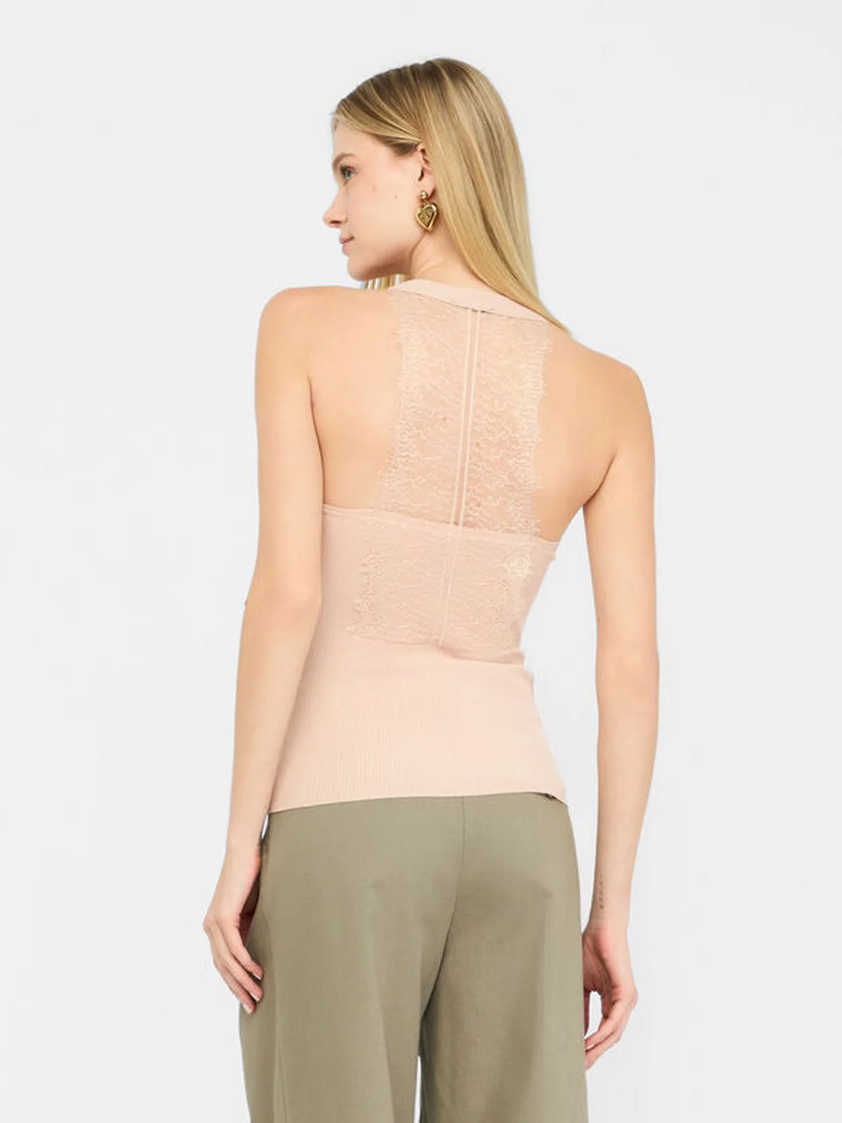 LIU JO BLACK Top Donna CF5160MS46M X0719 Pink poudre - Image 4