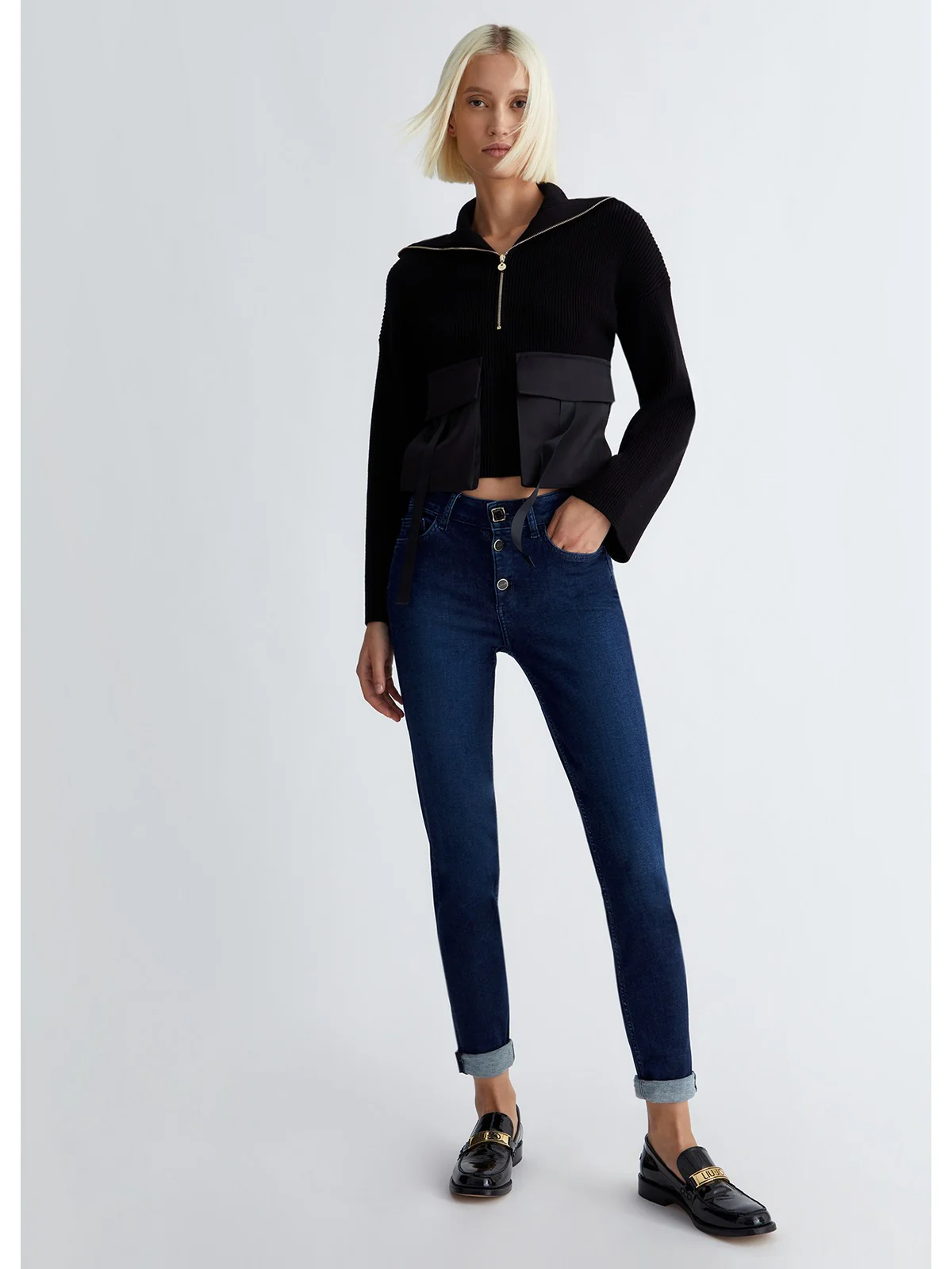 LIU JO BLUE DENIM Jeans Donna  UF3054D4614 78218 Blu - Image 2