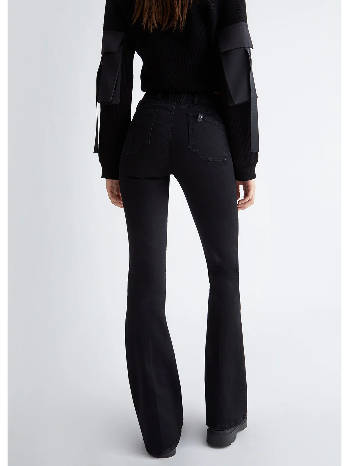 LIU JO BLU DENIM Jeans Donna  UF3058DS041 87304 Nero - Image 4