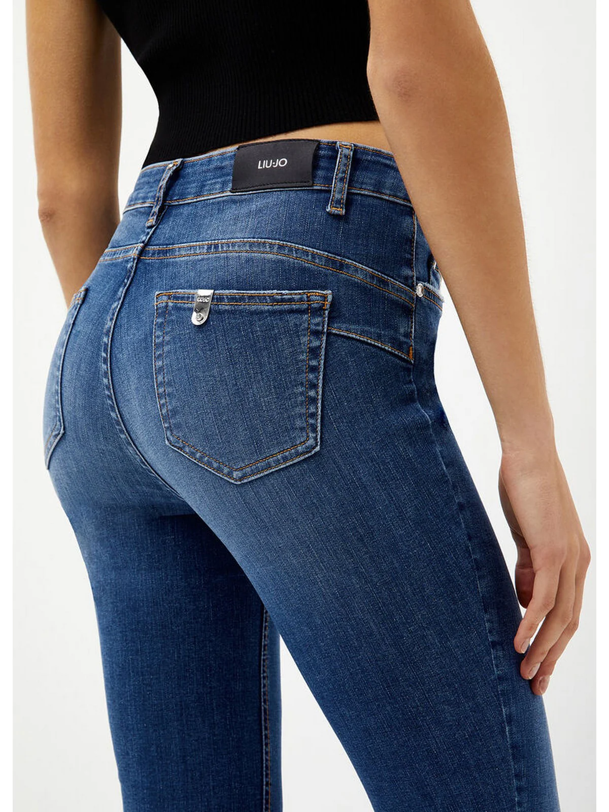 LIU JO BLUE DENIM Jeans Donna  UXX037D4811 78482 DEN.BLUE DK SURPRISE - Image 3