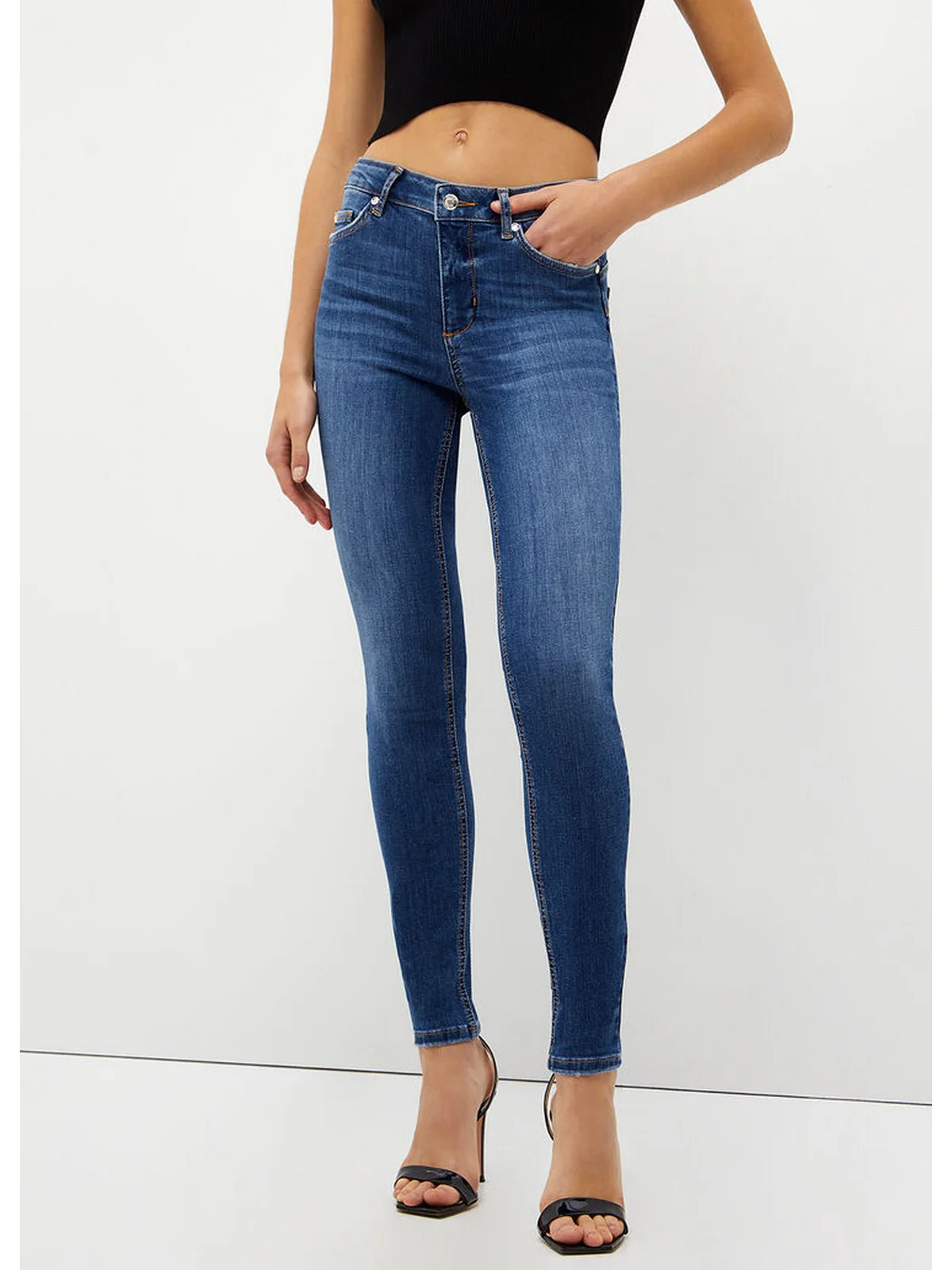 LIU JO BLUE DENIM Jeans Donna  UXX037D4811 78482 DEN.BLUE DK SURPRISE - Image 5