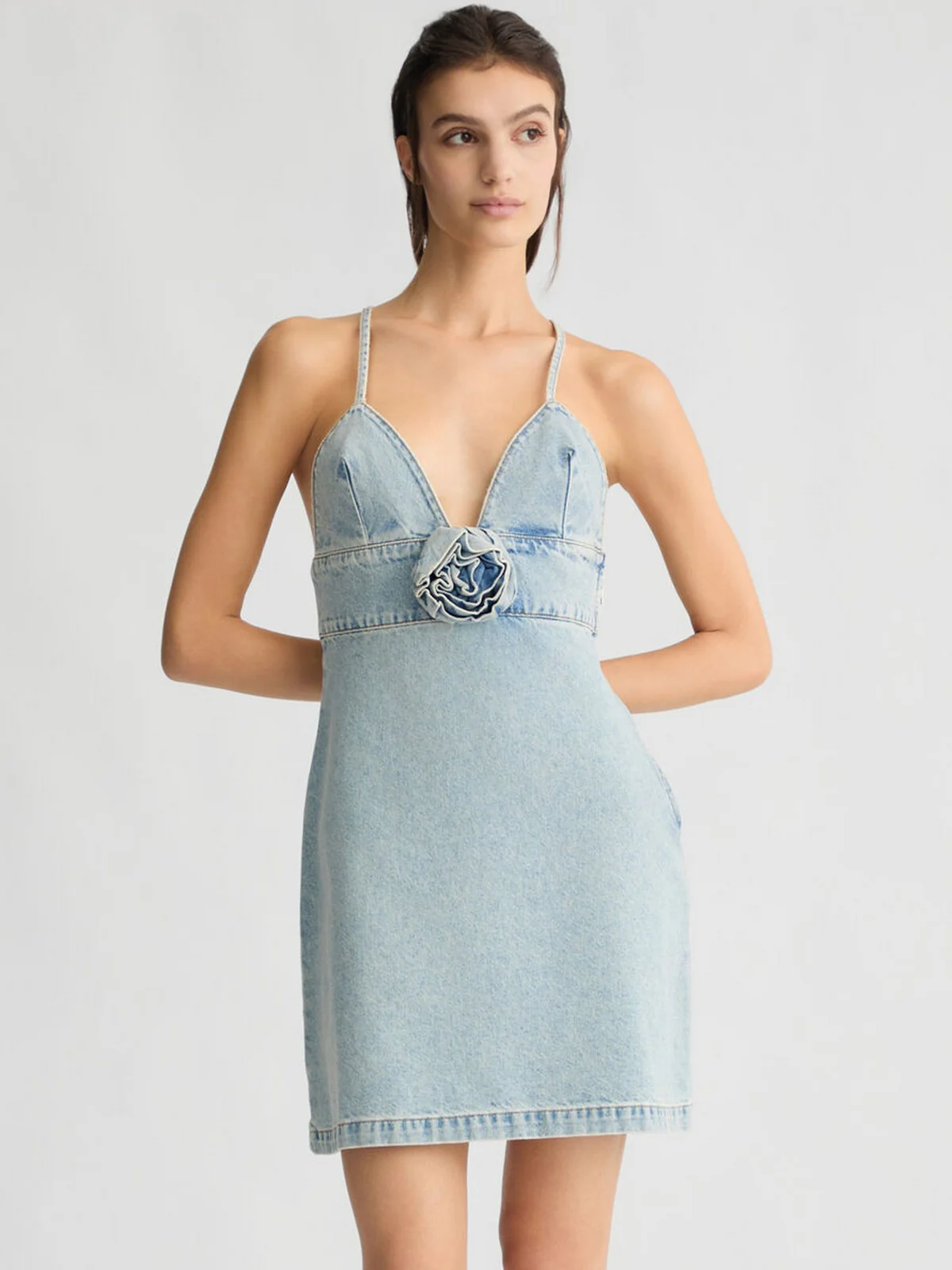 LIU JO BLUE DENIM Abito Donna  UA5103D0239 78817 Blu - Image 2