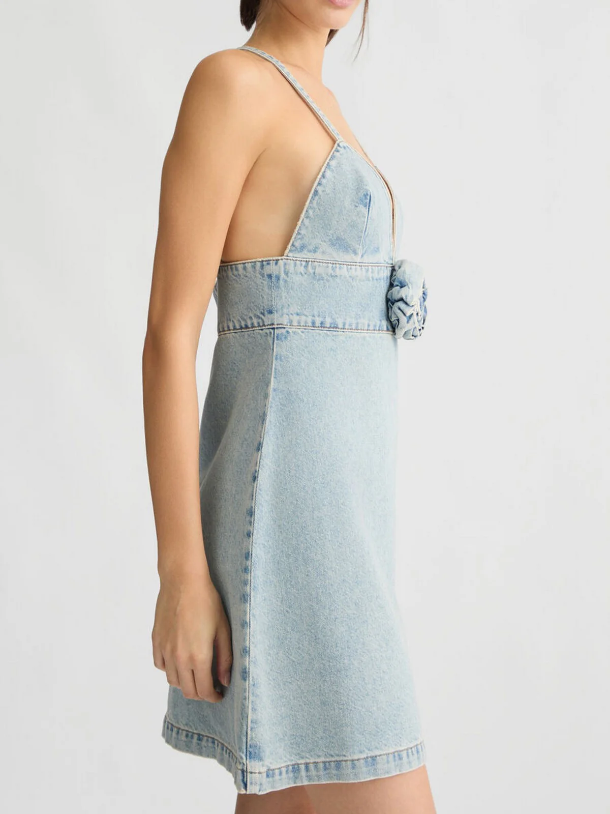 LIU JO BLUE DENIM Abito Donna  UA5103D0239 78817 Blu - Image 5