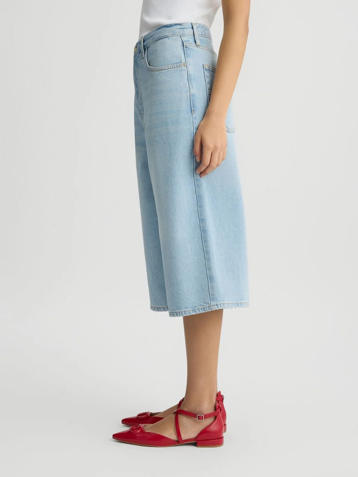 LIU JO BLUE DENIM Bermuda Donna  UA5187D4854 78840 Blu - Image 5